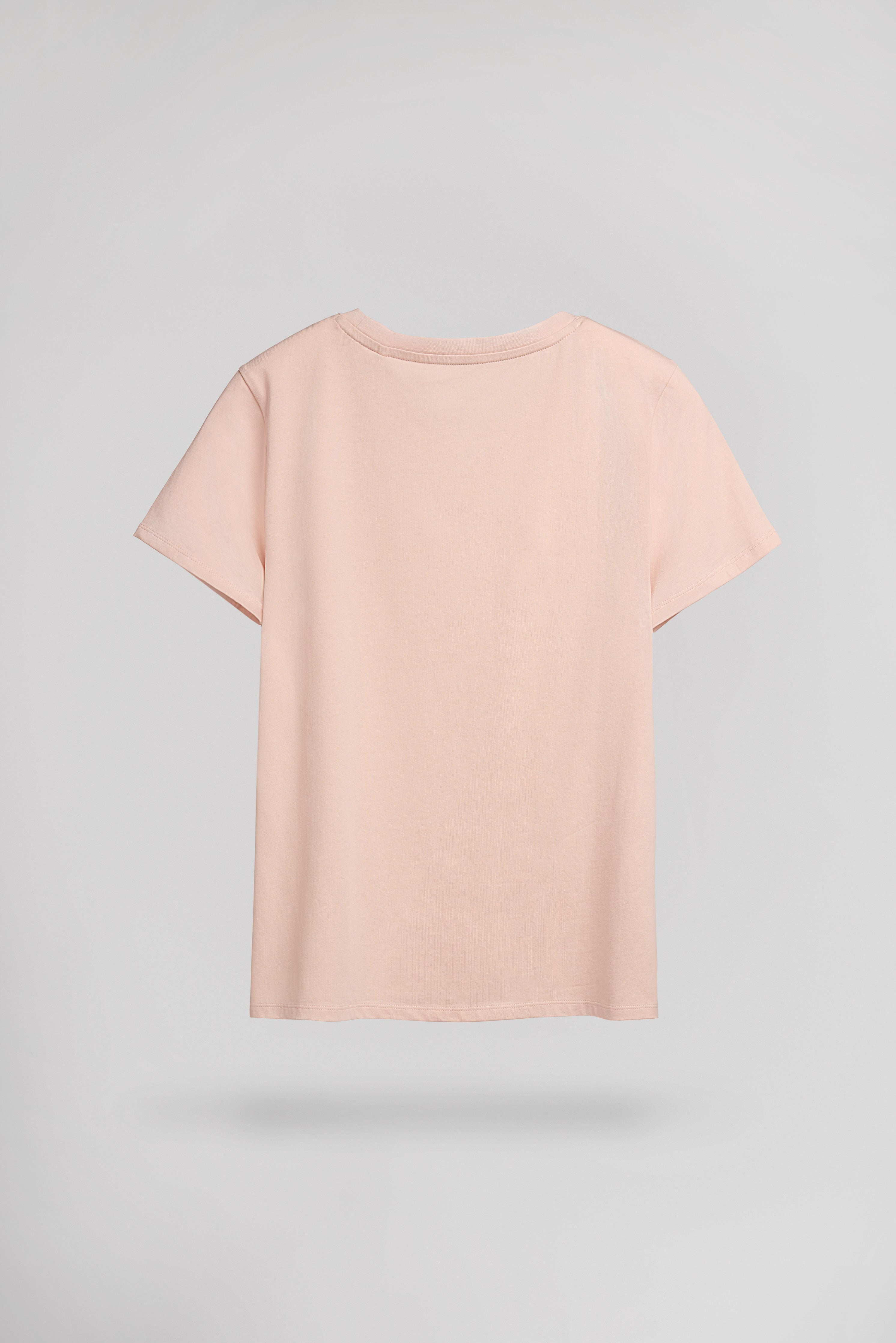 Teddy Smith T-RIBELLE MC t-shirt femme rose pale droit