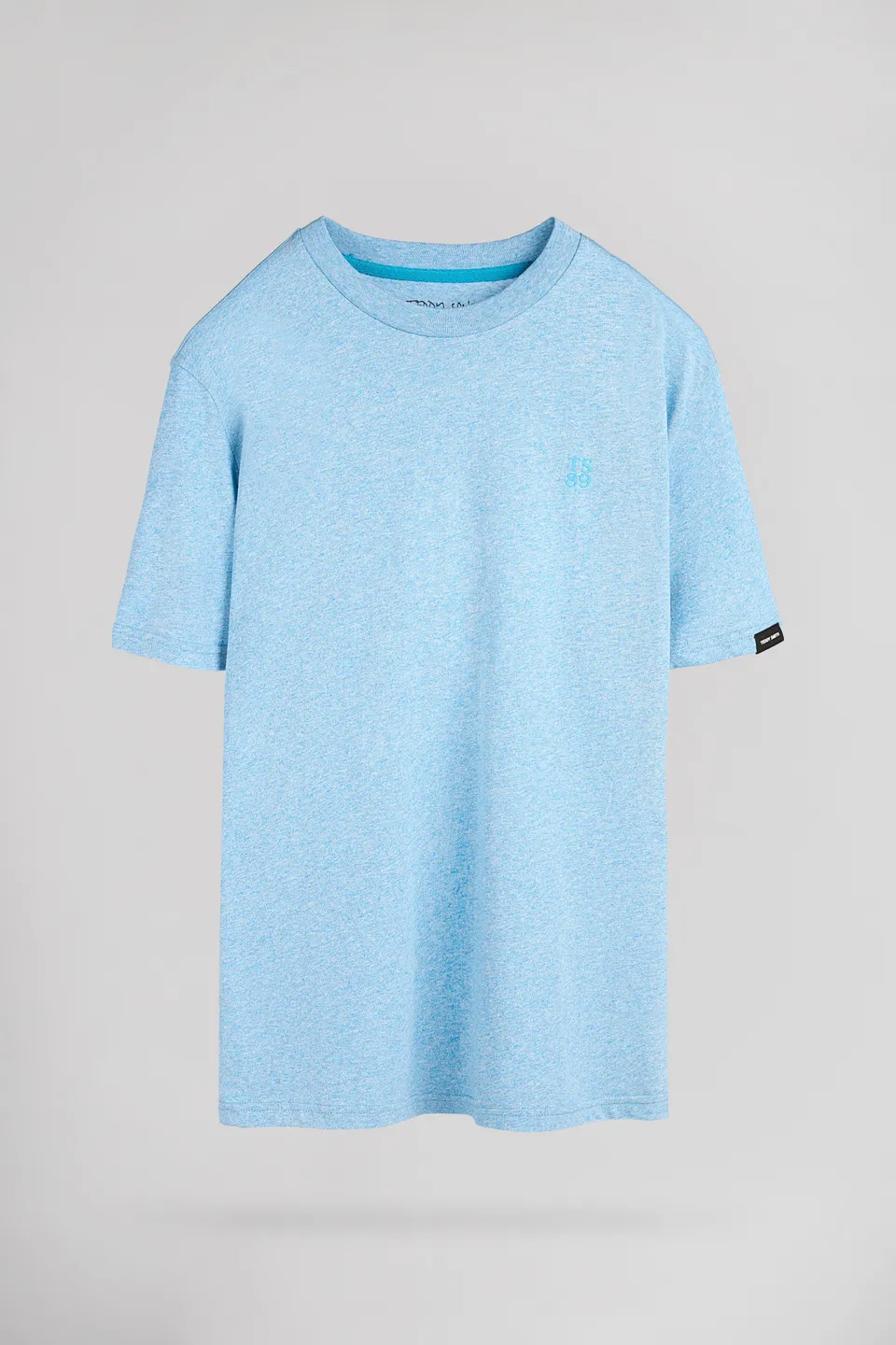 Teddy Smith T-Narvik MC t-shirt bleu paon