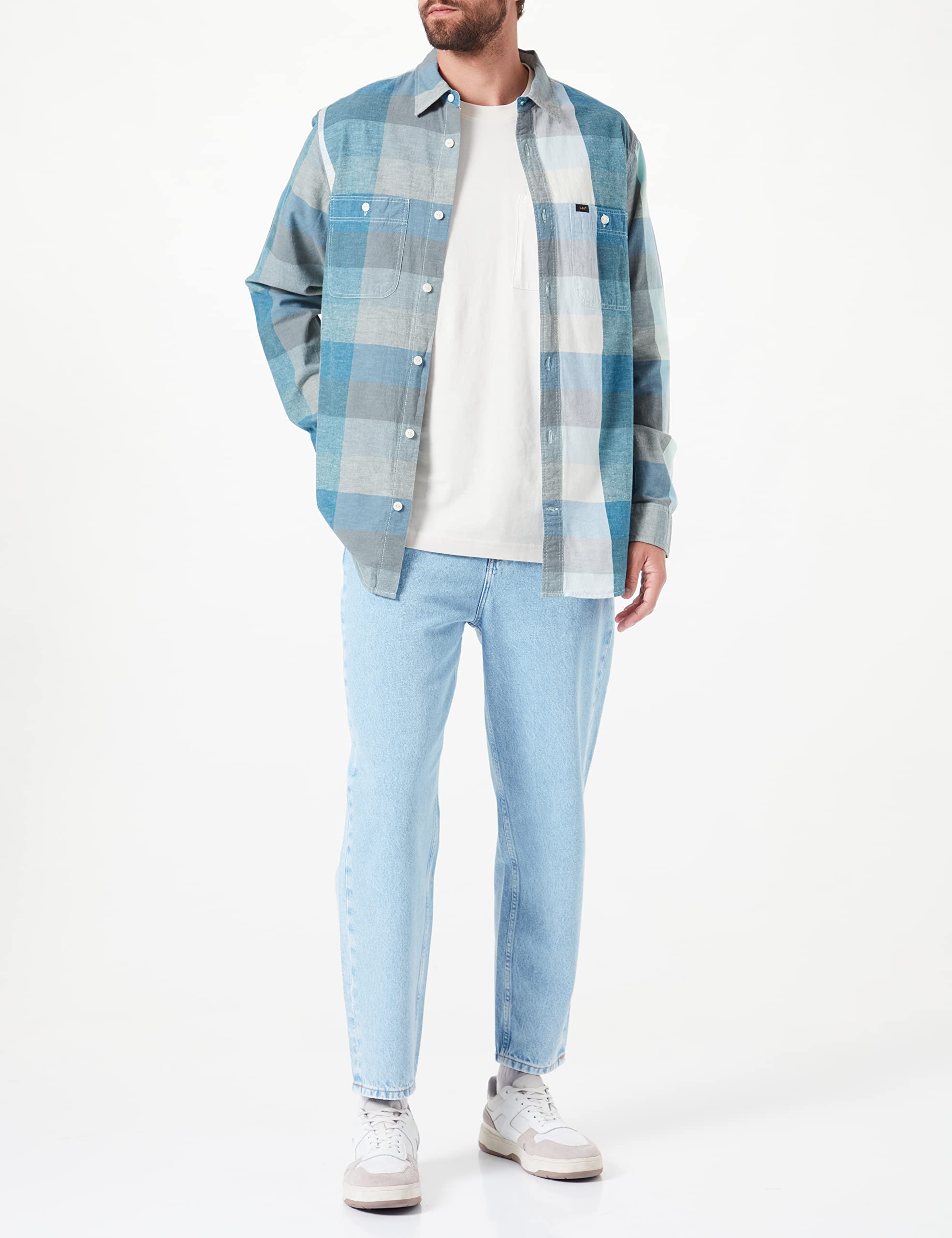 Lee Poche Ample t-shirt homme XXL écru