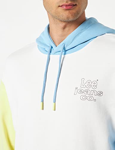 Lee Loose Color Block sweat capuche homme taille L