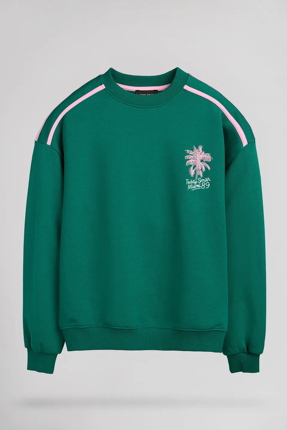 Teddy Smith S-Oria JR sweat fille vert molleton
