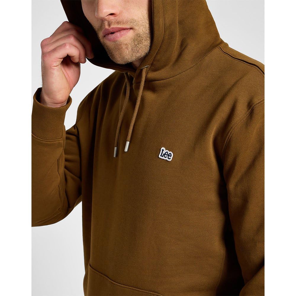 Lee Plain Hoodie sweat capuche homme uni molleton