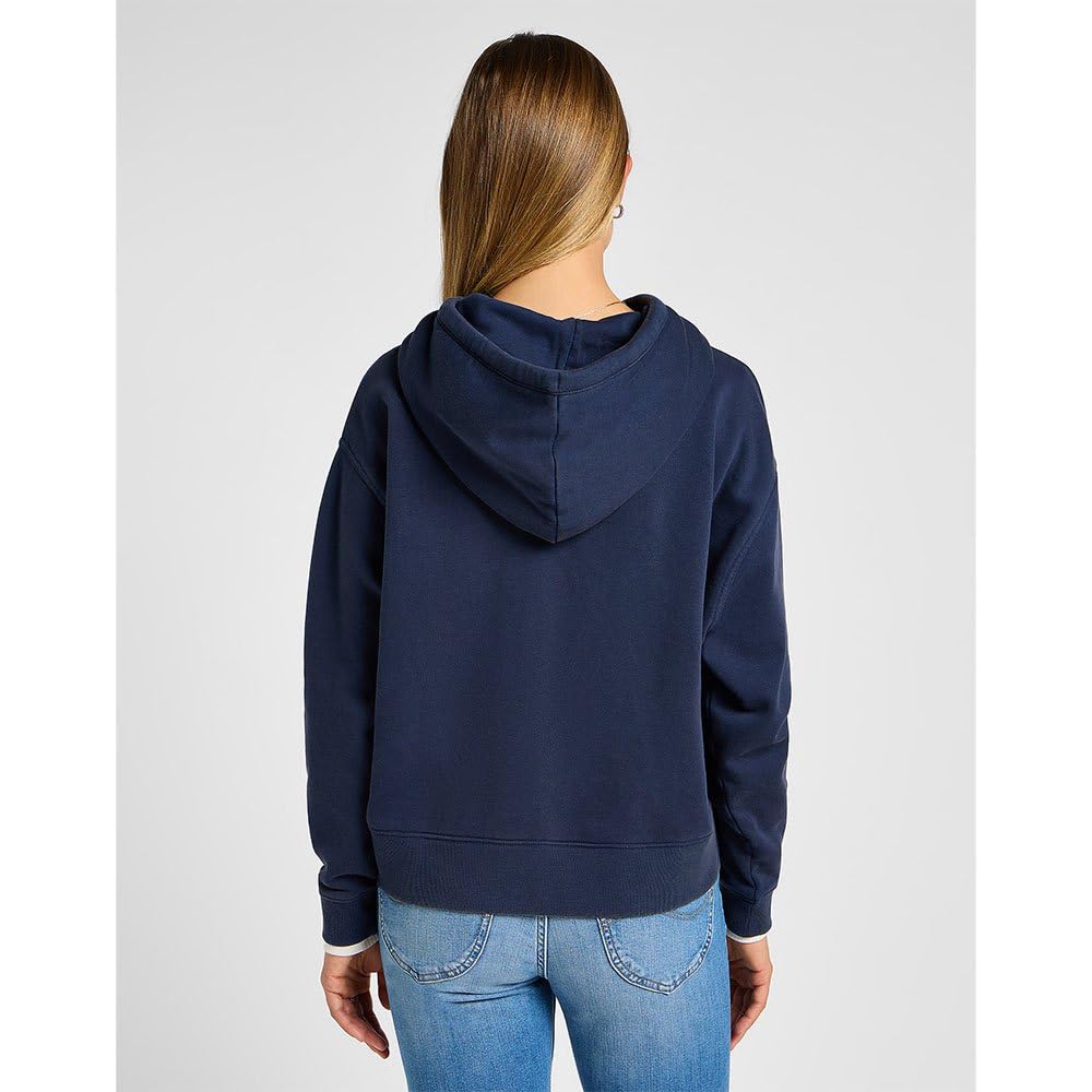 Lee Essential Hoodie sweat femme Mood Indigo à capuche