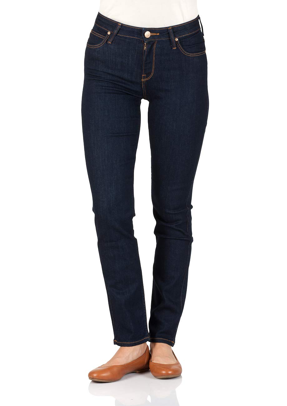 Lee Elly jean femme slim droit Mid Conversation taille haute
