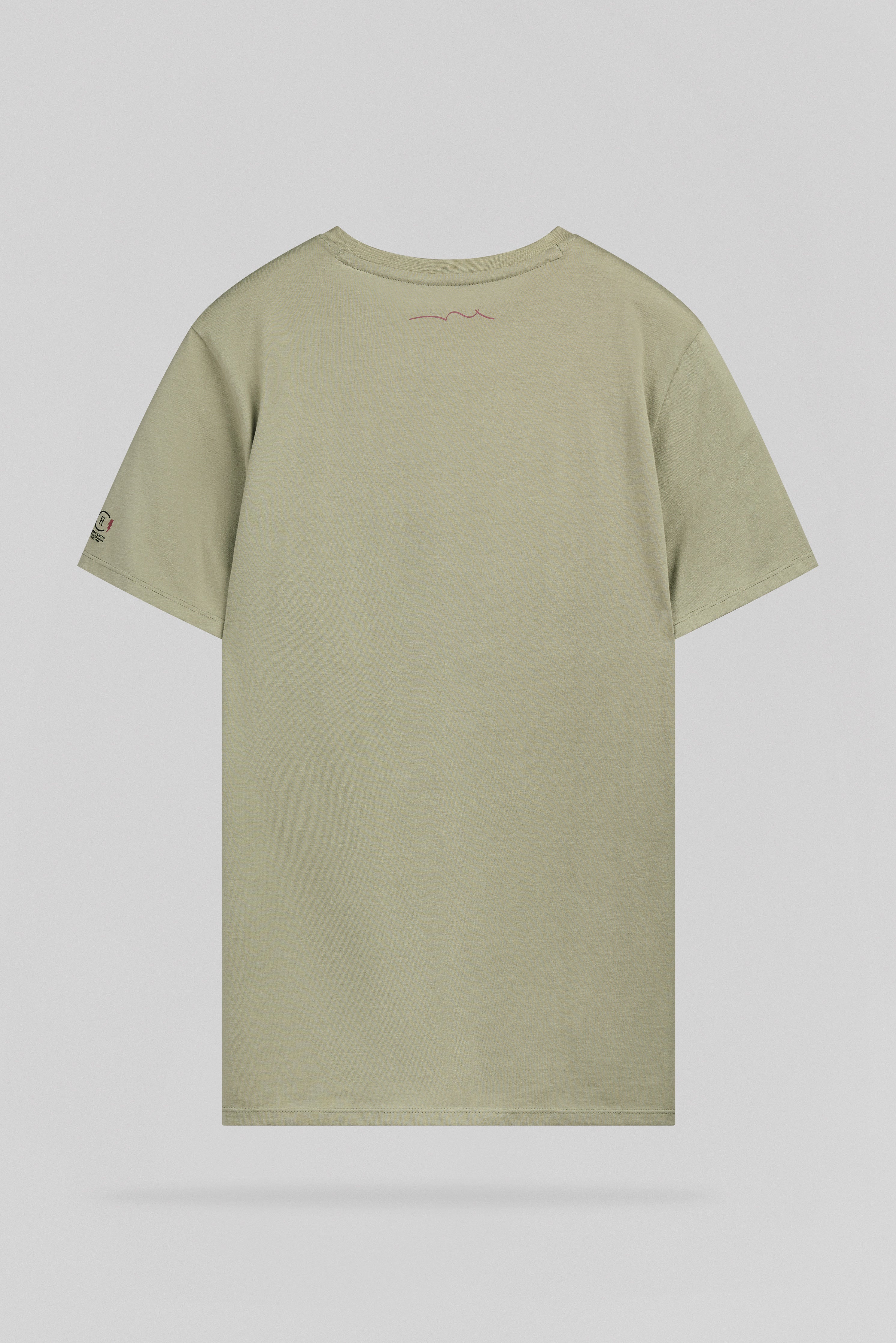 Teddy Smith T-Carso MC Bleach Kaki t-shirt moto coton