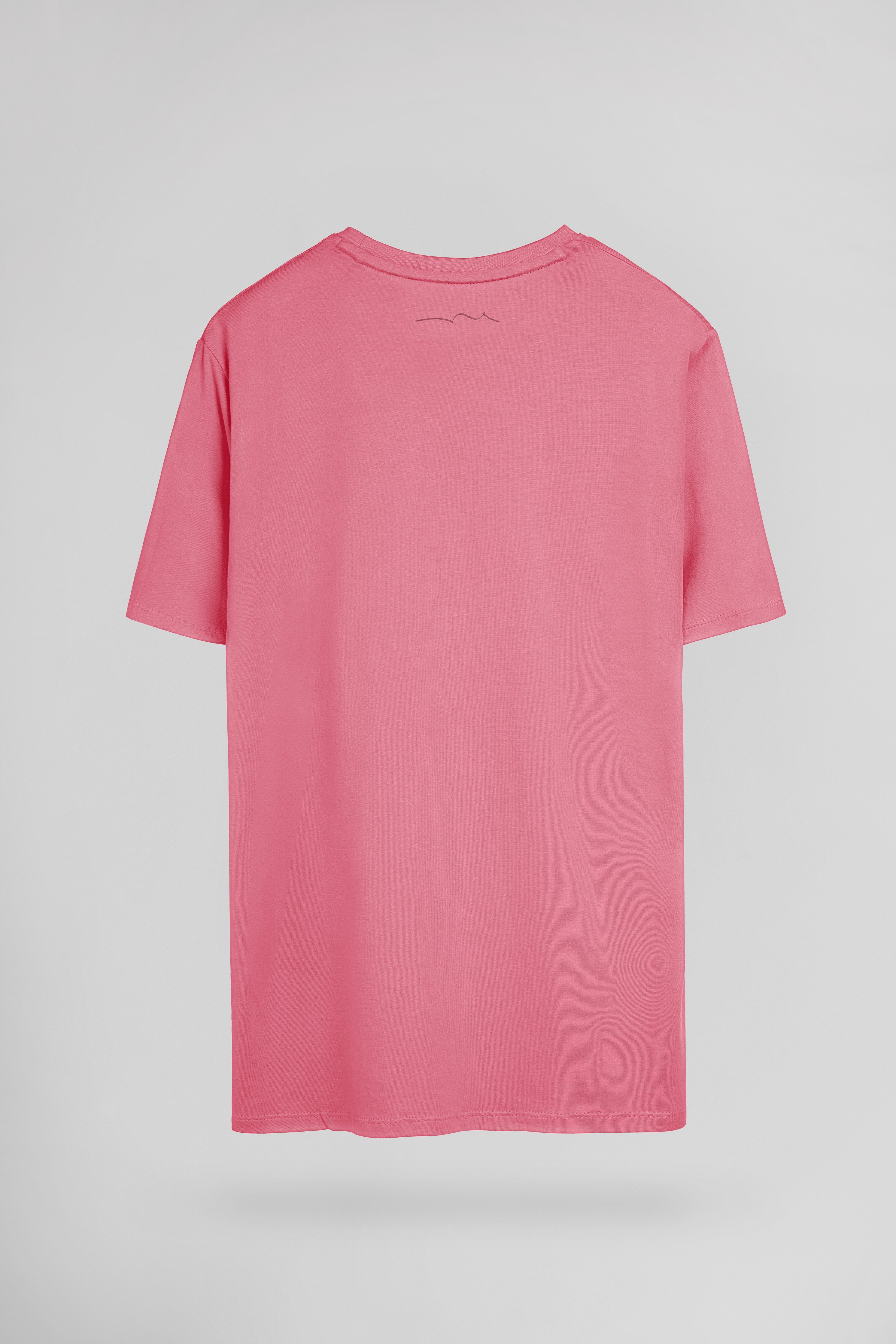 Teddy Smith T-Jim MC t-shirt rose vif coton
