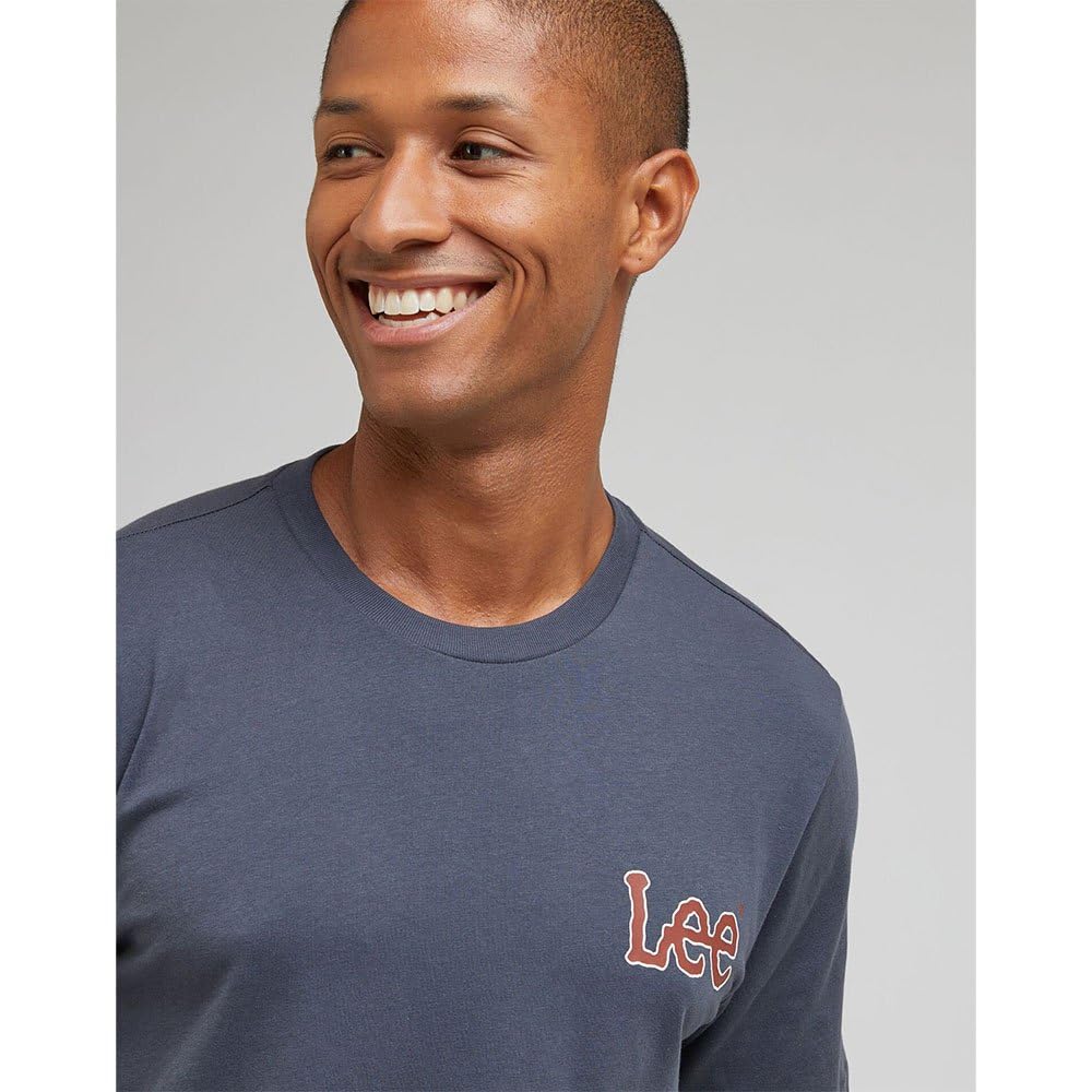 Lee Essential T-shirt homme S bleu dusty navy coton