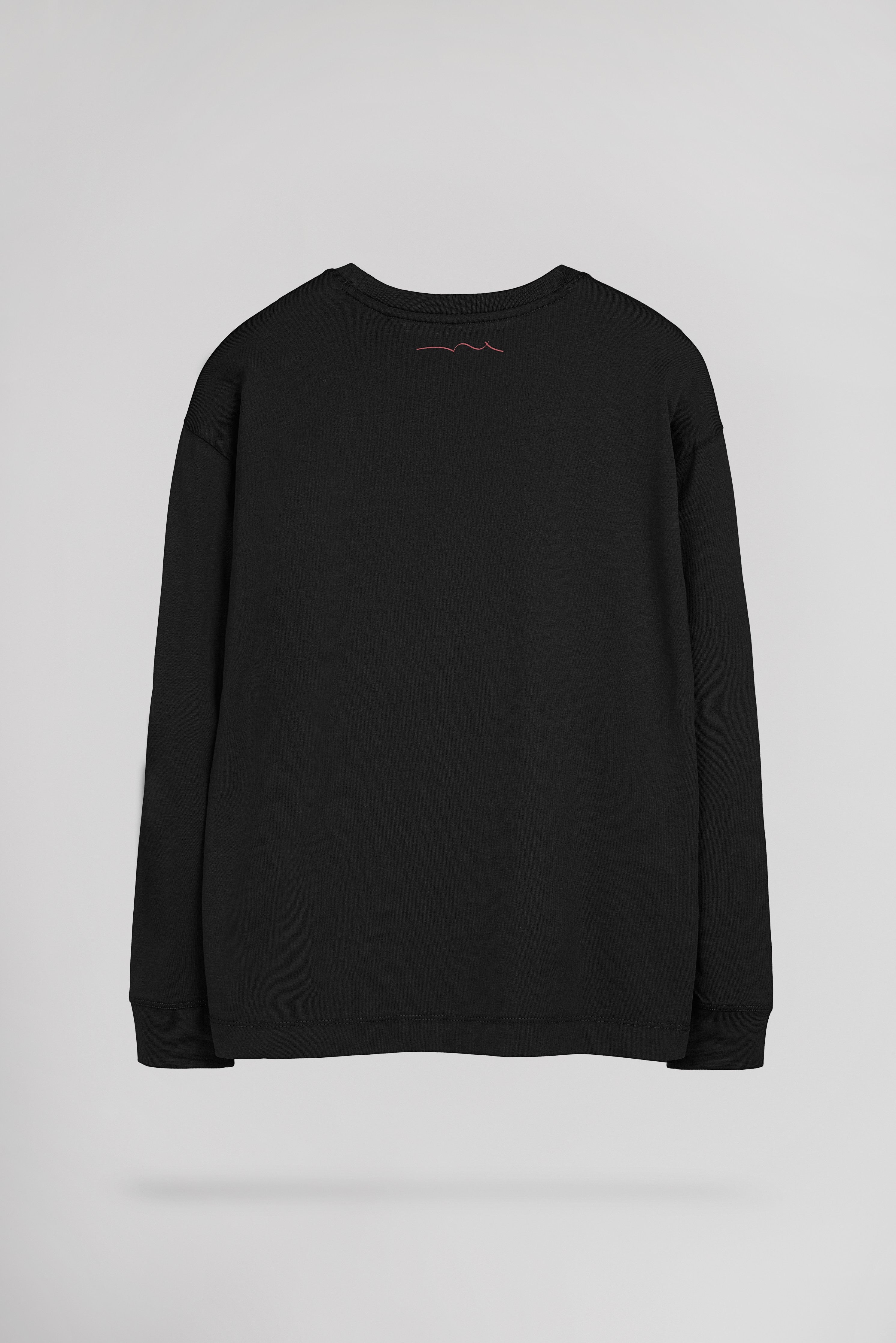 Teddy Smith T-Jim ML JR t-shirt garçon noir manches longues