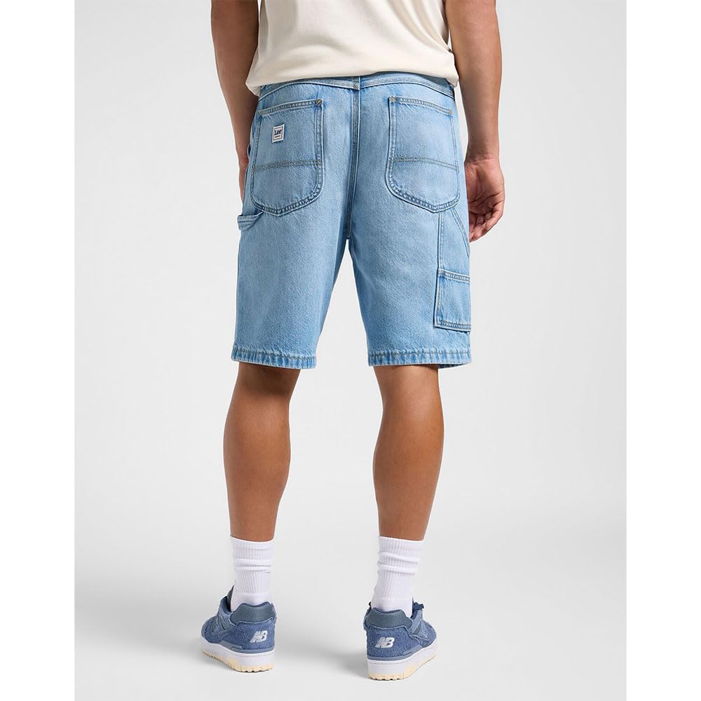 Lee Carpenter Short homme kaki 36W coupe relax
