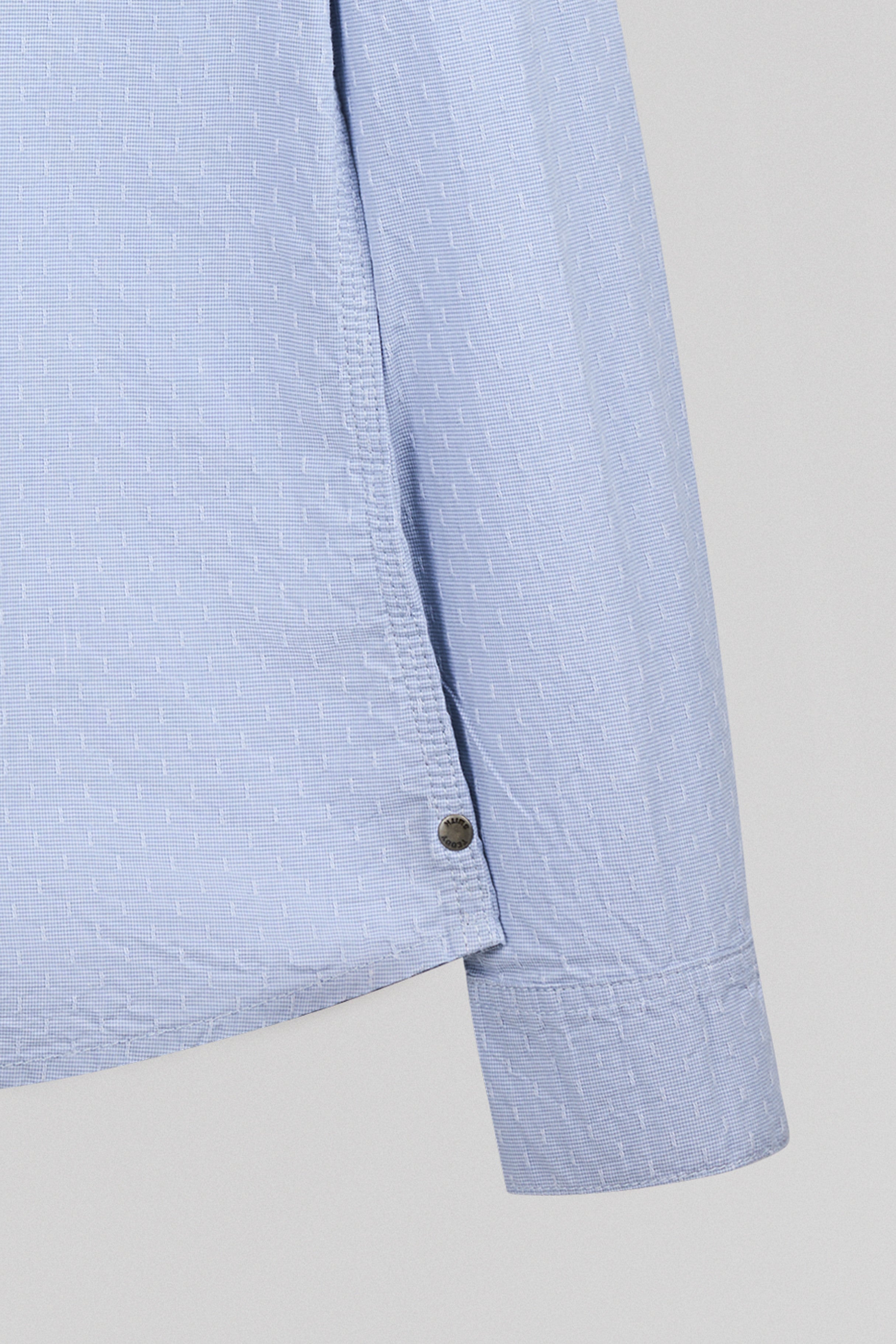 Teddy Smith C-DOBBY ML chemise homme bleu pastel