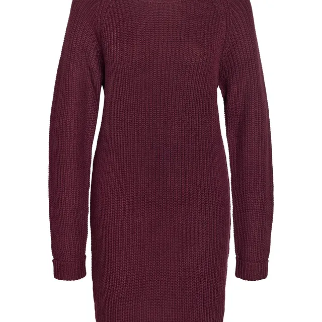 Noisy May robe pull en maille col rond coupe loose