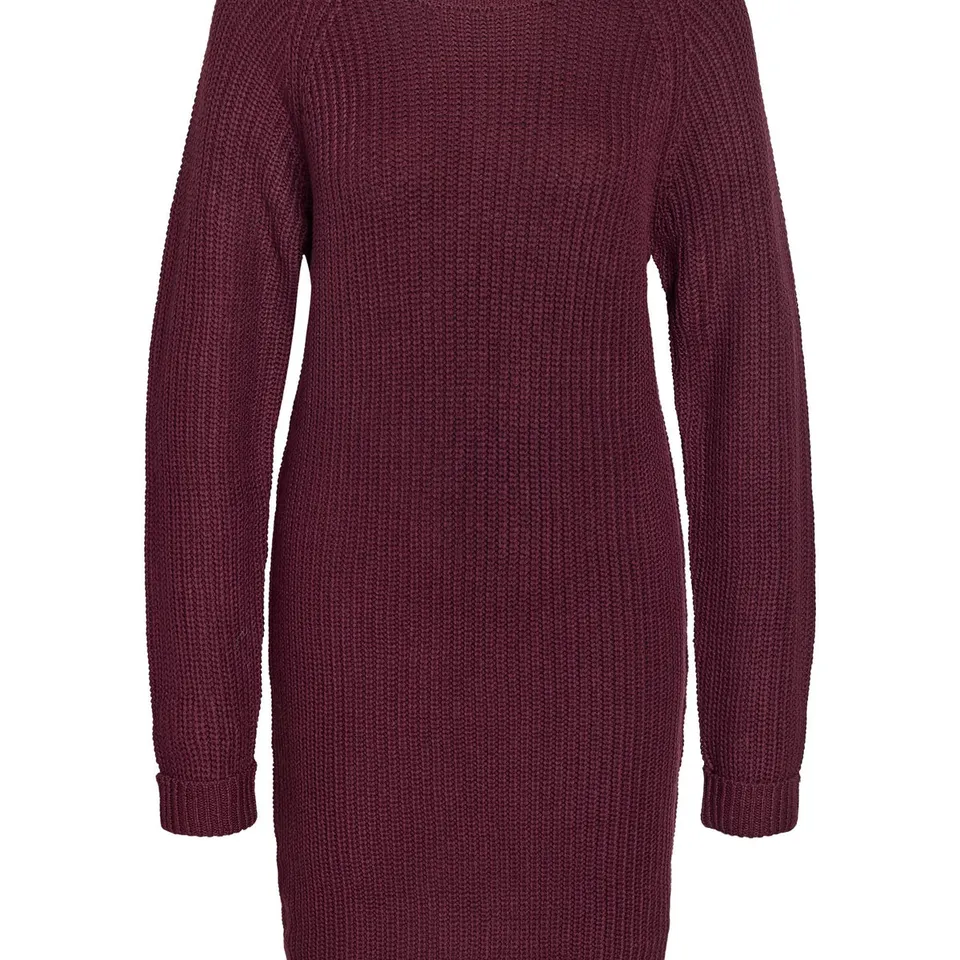 Noisy May robe pull en maille col rond coupe loose