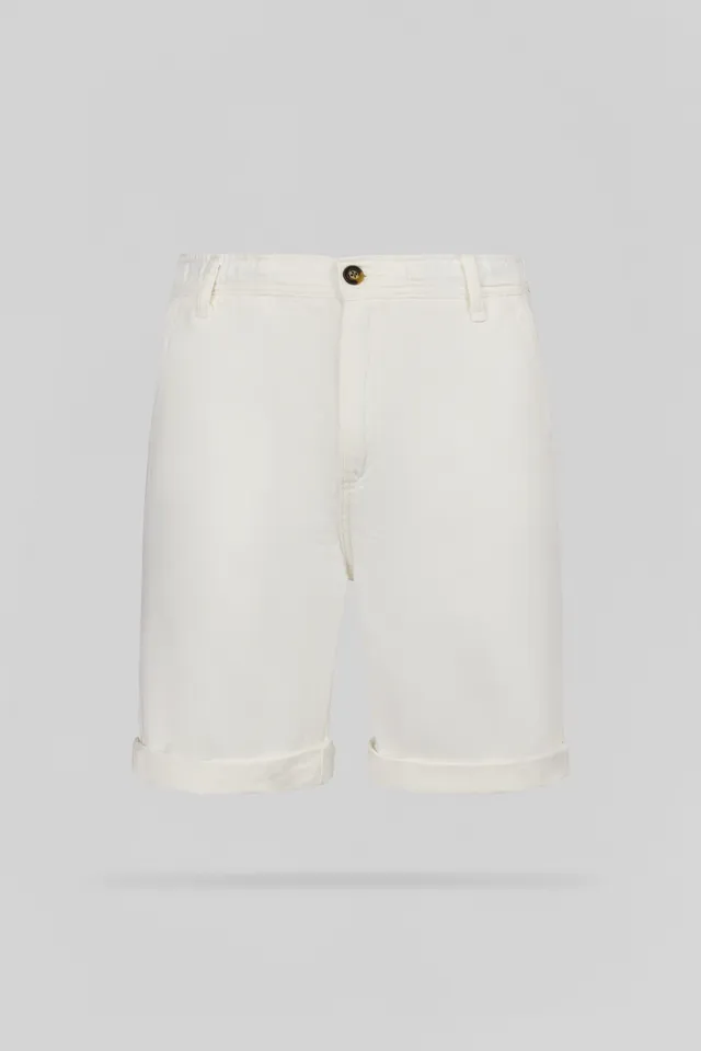 Teddy Smith S-Arlo SH short denim blanc cassé homme
