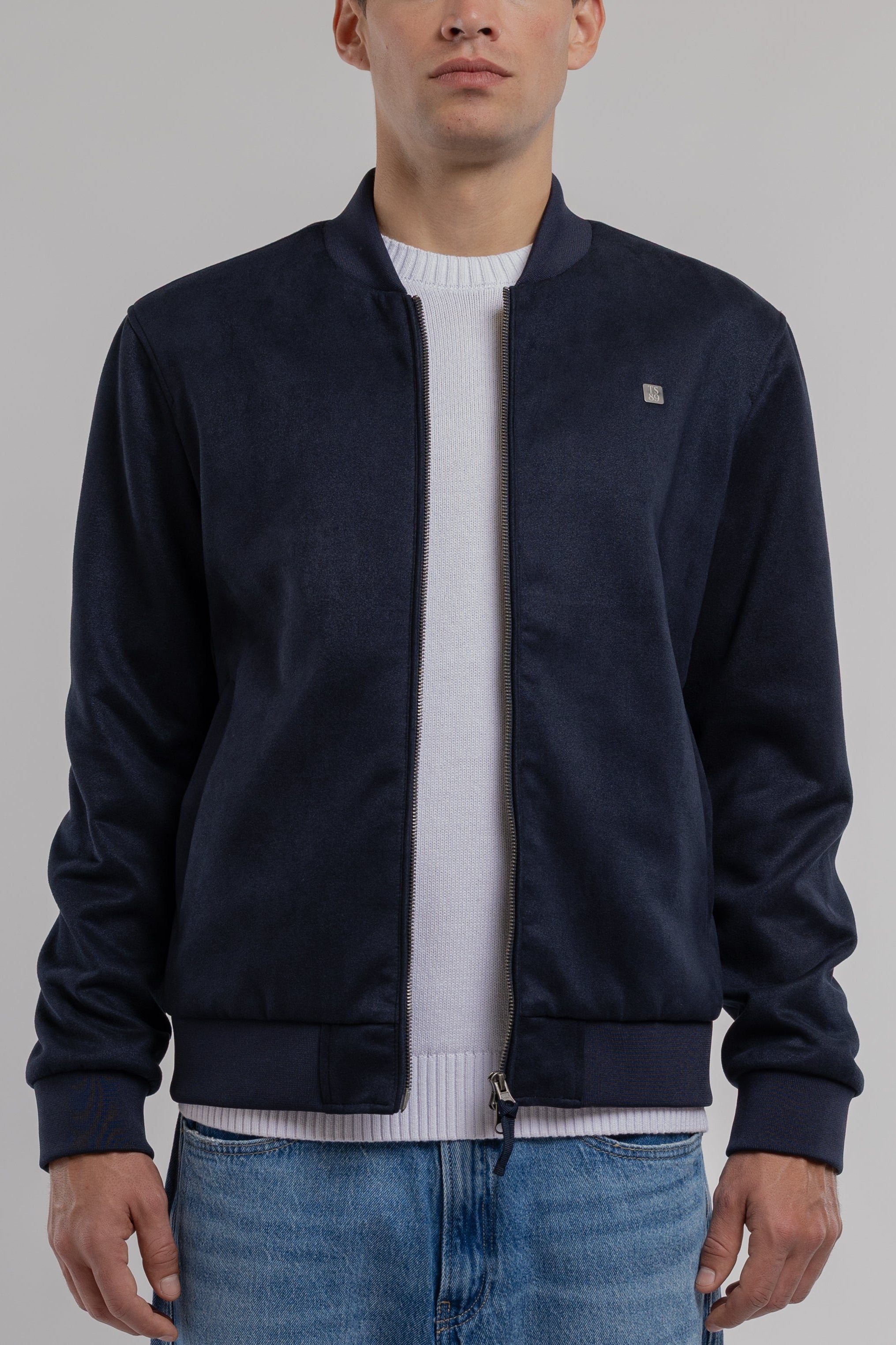 Teddy Smith B-Oswell blouson bomber homme bleu marine