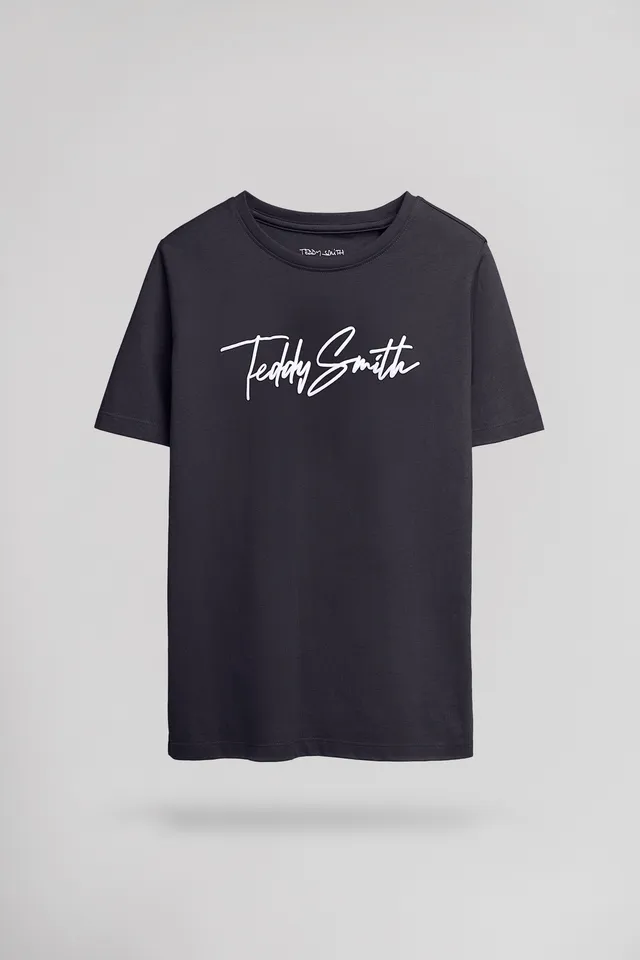 Teddy Smith T-Evan MC JR Dark Navy t-shirt garçon coton