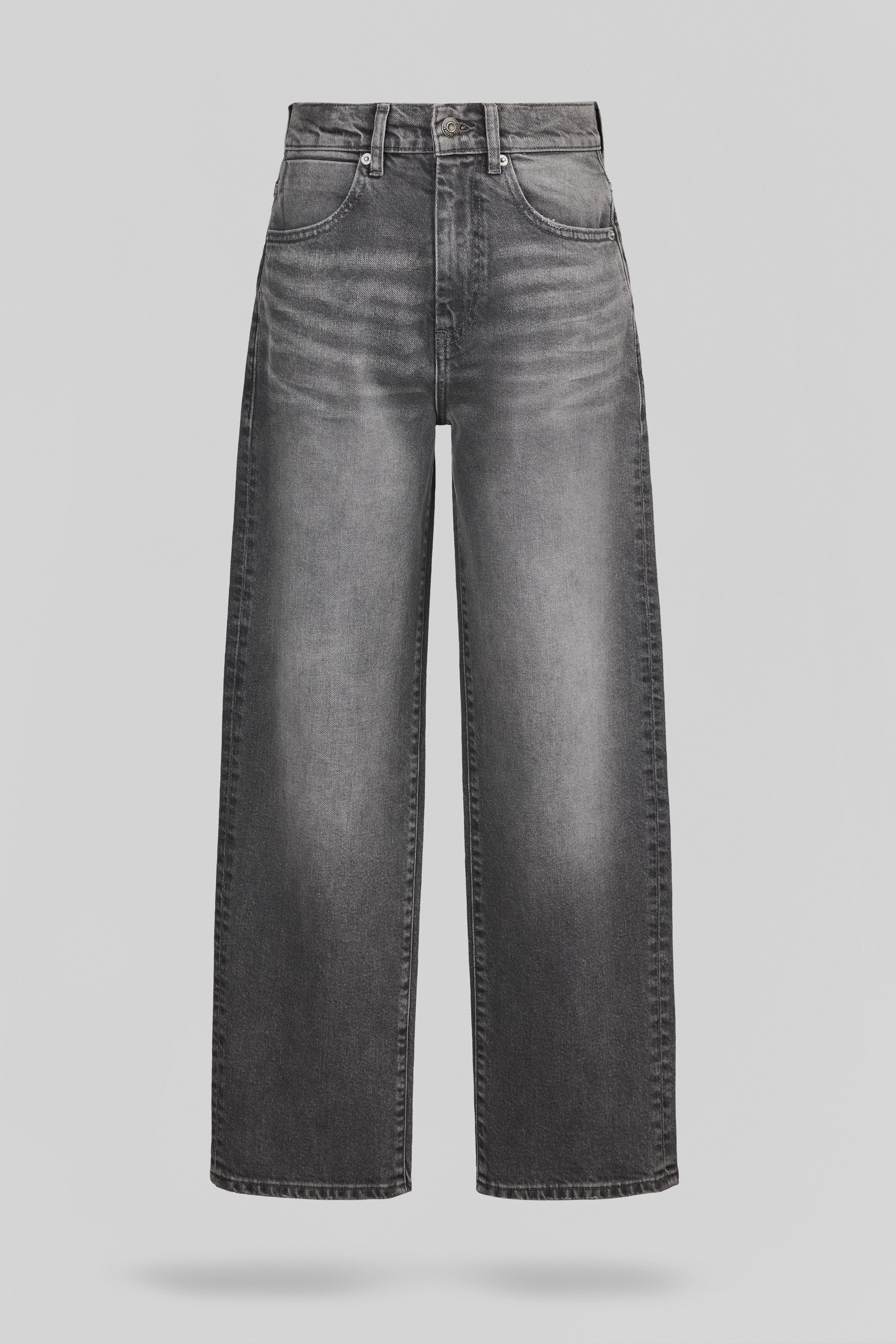 Teddy Smith Big Memphis JR jean baggy gris garçon