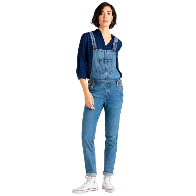 Lee Bib salopette femme jean délavé vintage