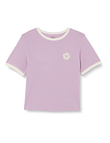 Lee T-shirt graphique rétréci femme mousseline