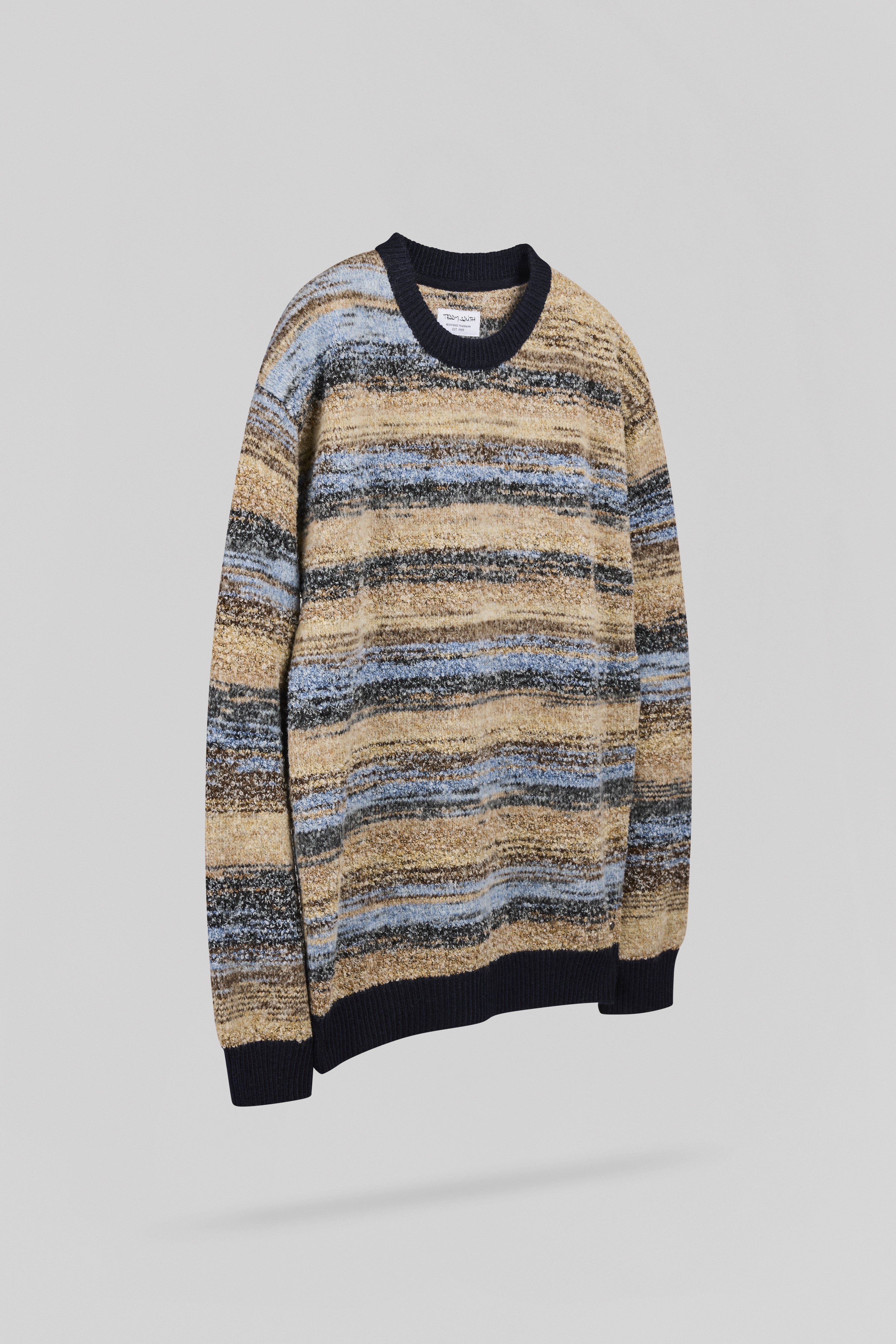 Teddy Smith P-Milo pull homme jacquard dark navy
