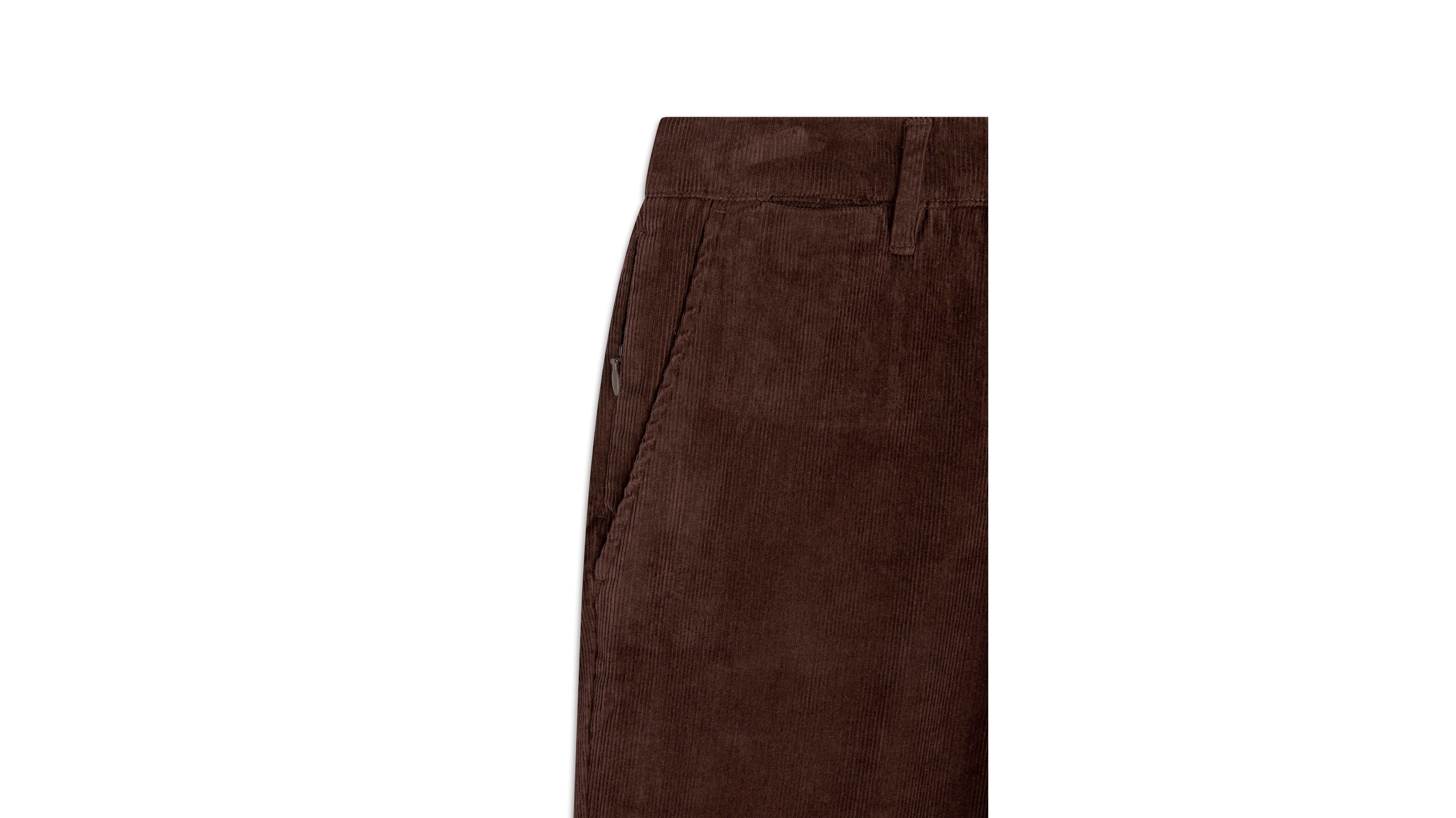Dockers Crafted Khaki pantalon chino slim marron stretch