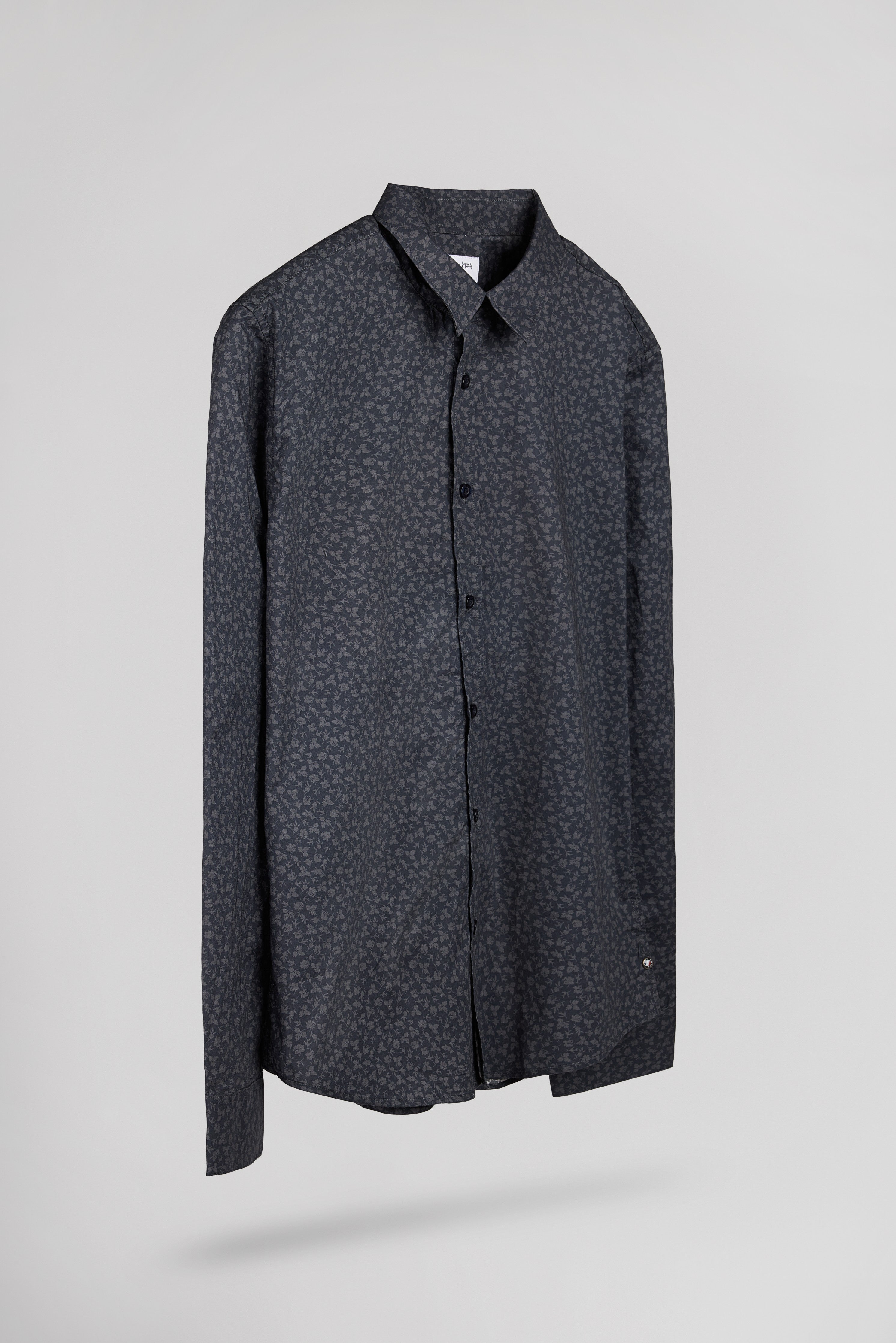 Teddy Smith Carton chemise dark navy cintrée homme