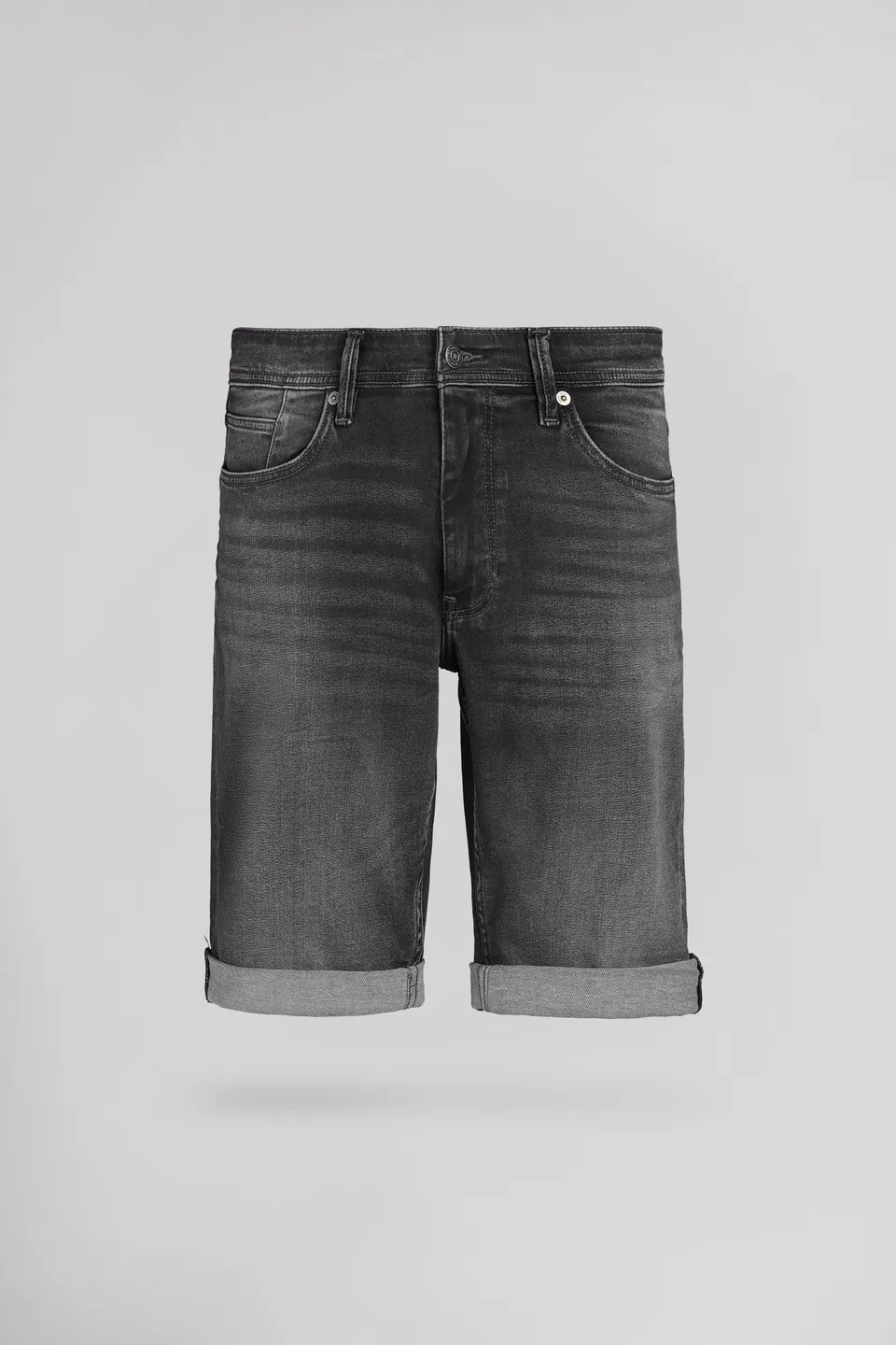 Teddy Smith Scotty 3 Reg bermuda denim gris foncé homme