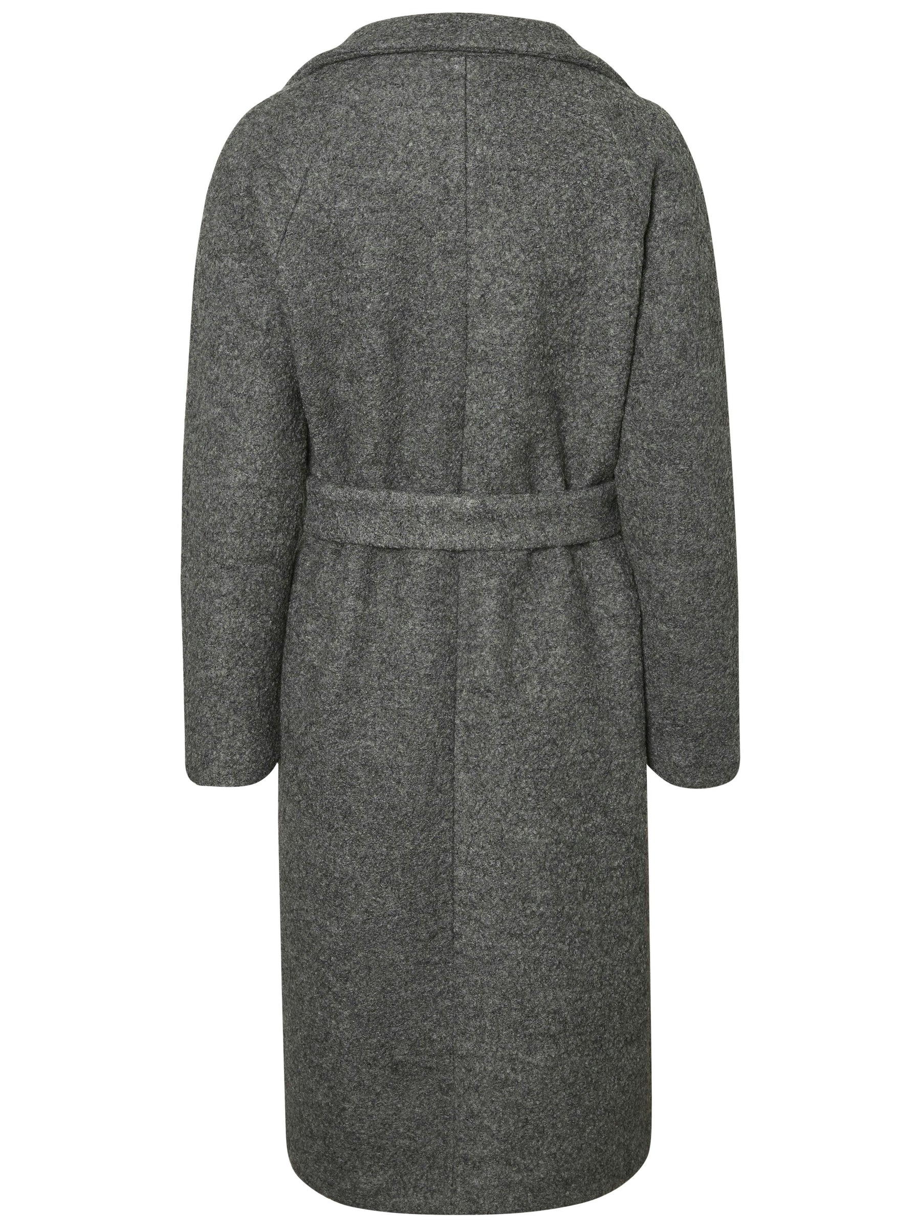 Noisy May manteau long laine ceinture taille lâche