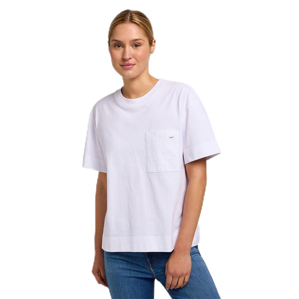 Lee Pocket Tee tee-shirt blanc éclatant M coton