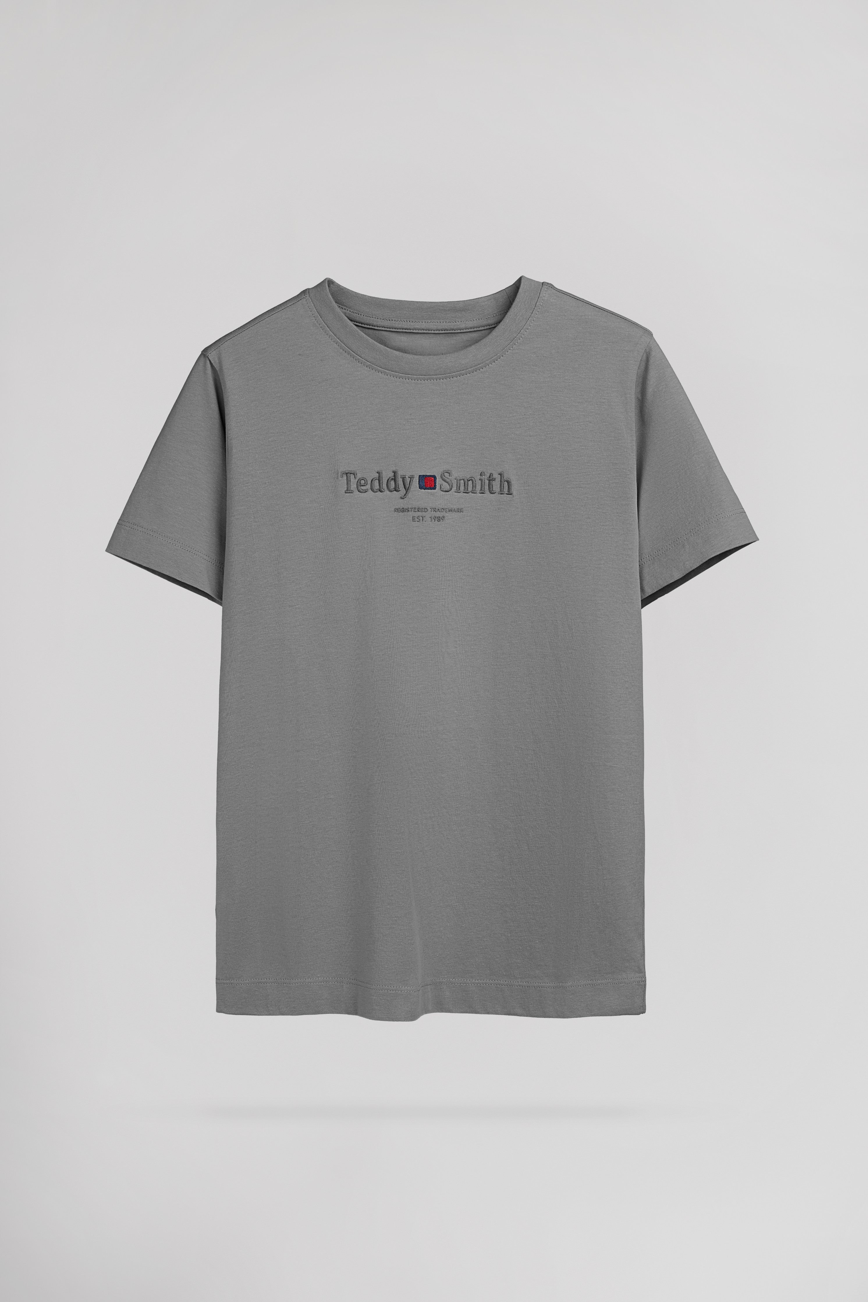 Teddy Smith T-Jim MC JR t-shirt gris garçon coton
