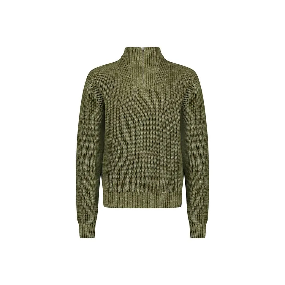Lee Half Zip Knit pull homme vert mercantile