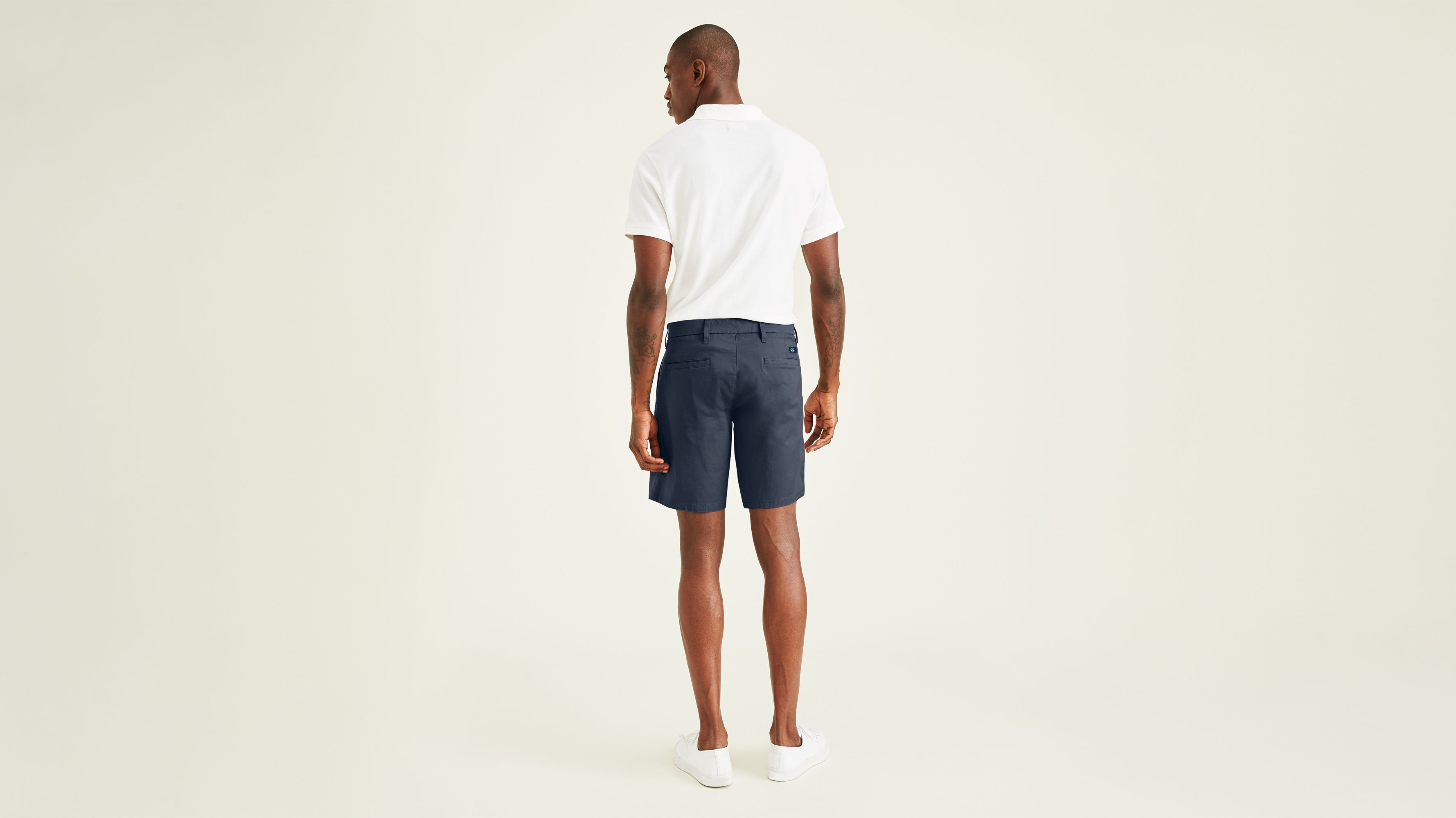 Dockers Ultimate Shorts short homme bleu Pembroke droite