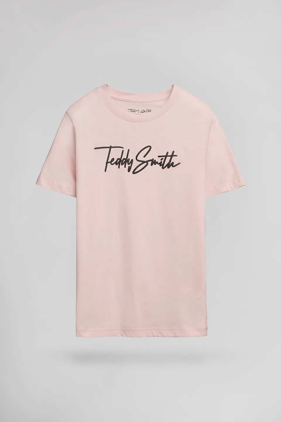 Teddy Smith T-Evan MC JR t-shirt rose pastel garçon