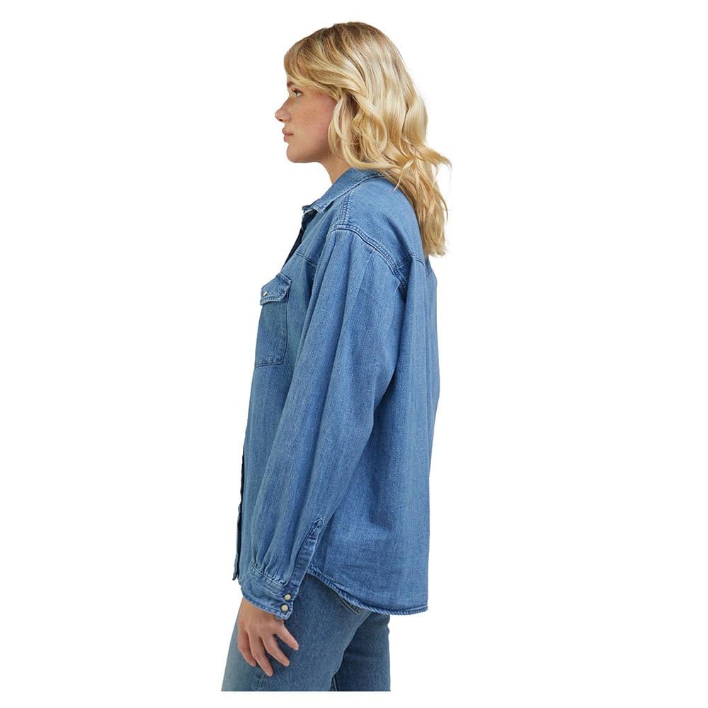 Lee Seasonal Western t-shirt femme bleu XS coton