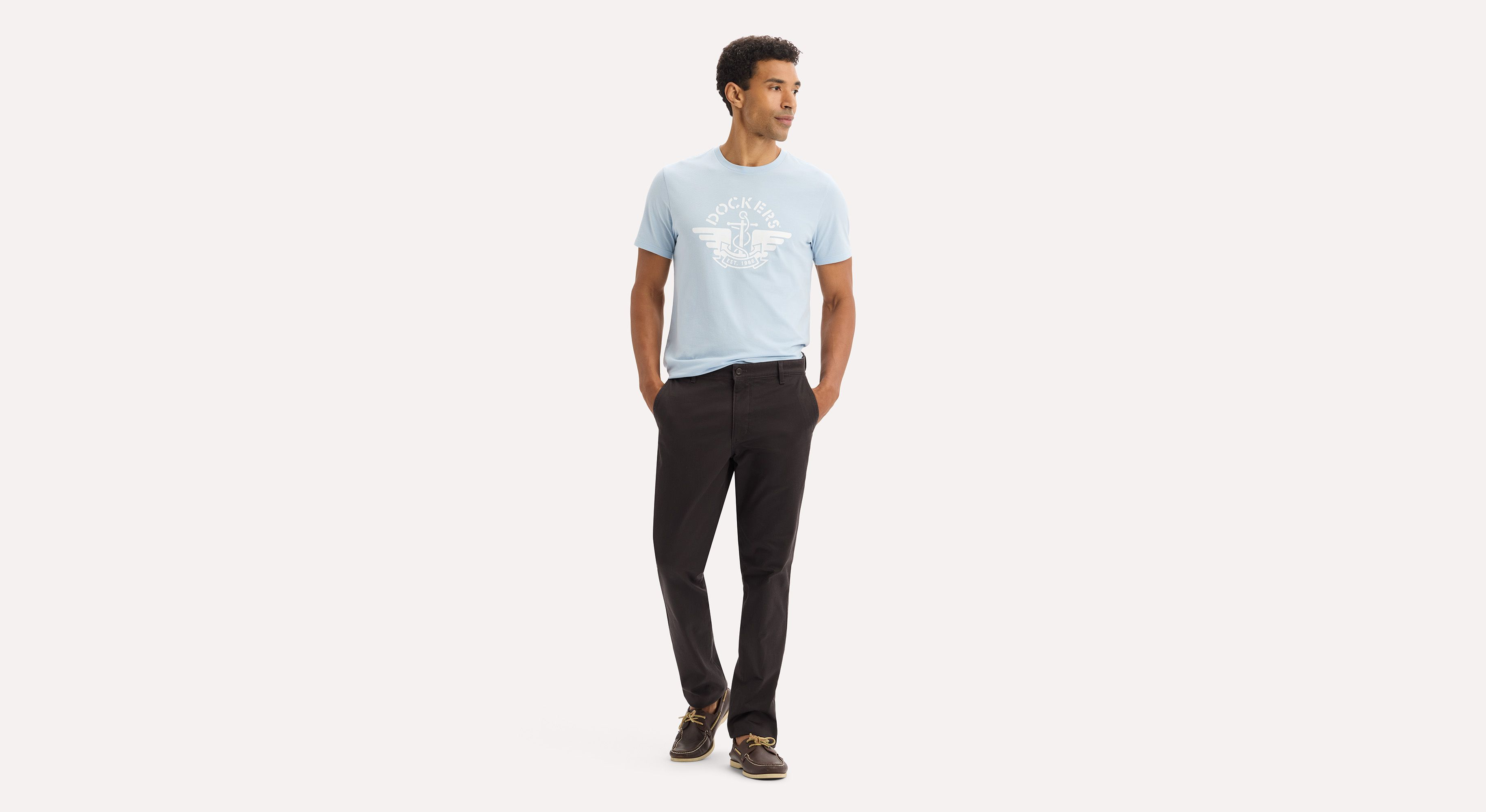 Dockers Original Slim Fit pantalon chino marron réglisse stretch
