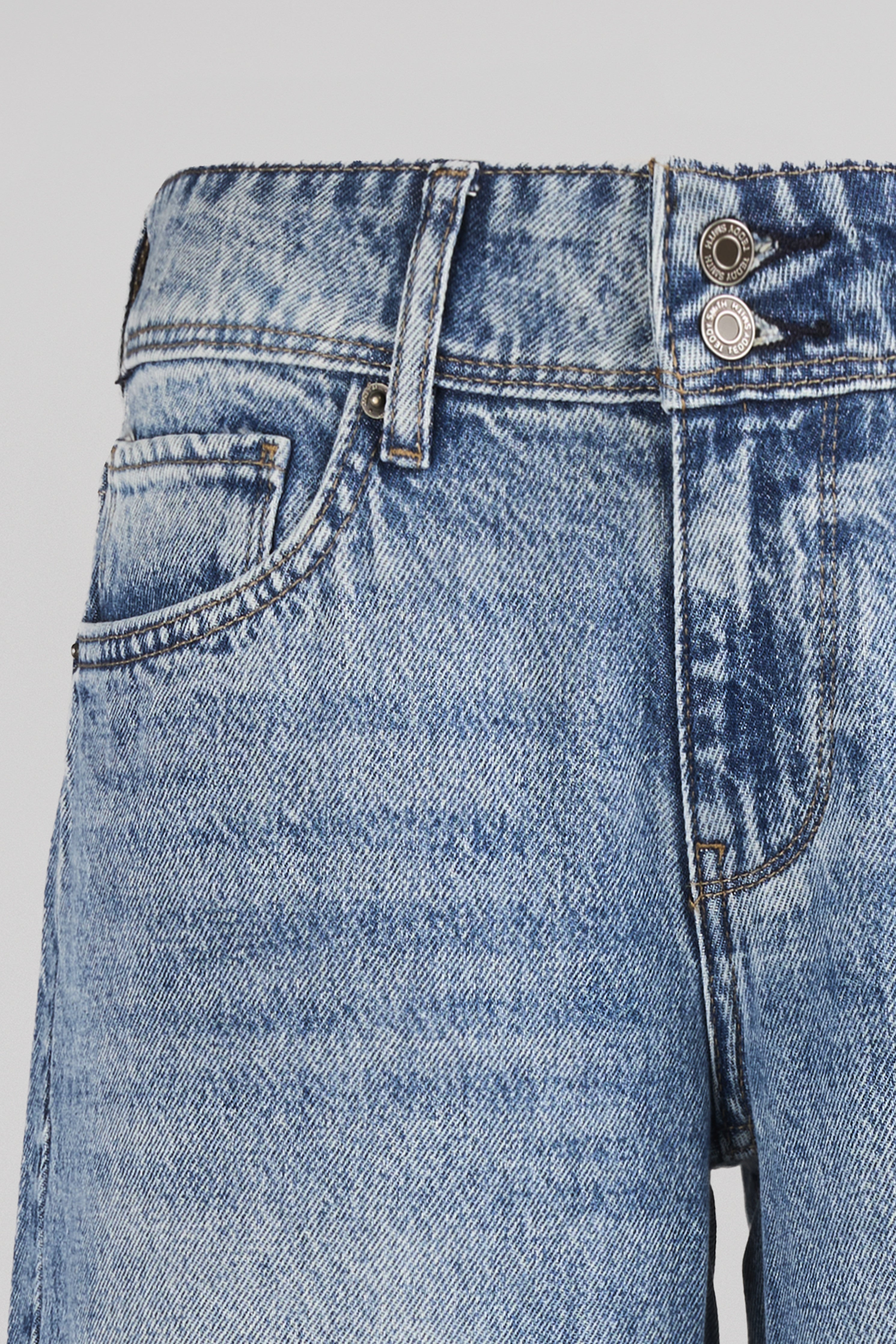 Teddy Smith P-Gladys Low jean loose indigo clair femme
