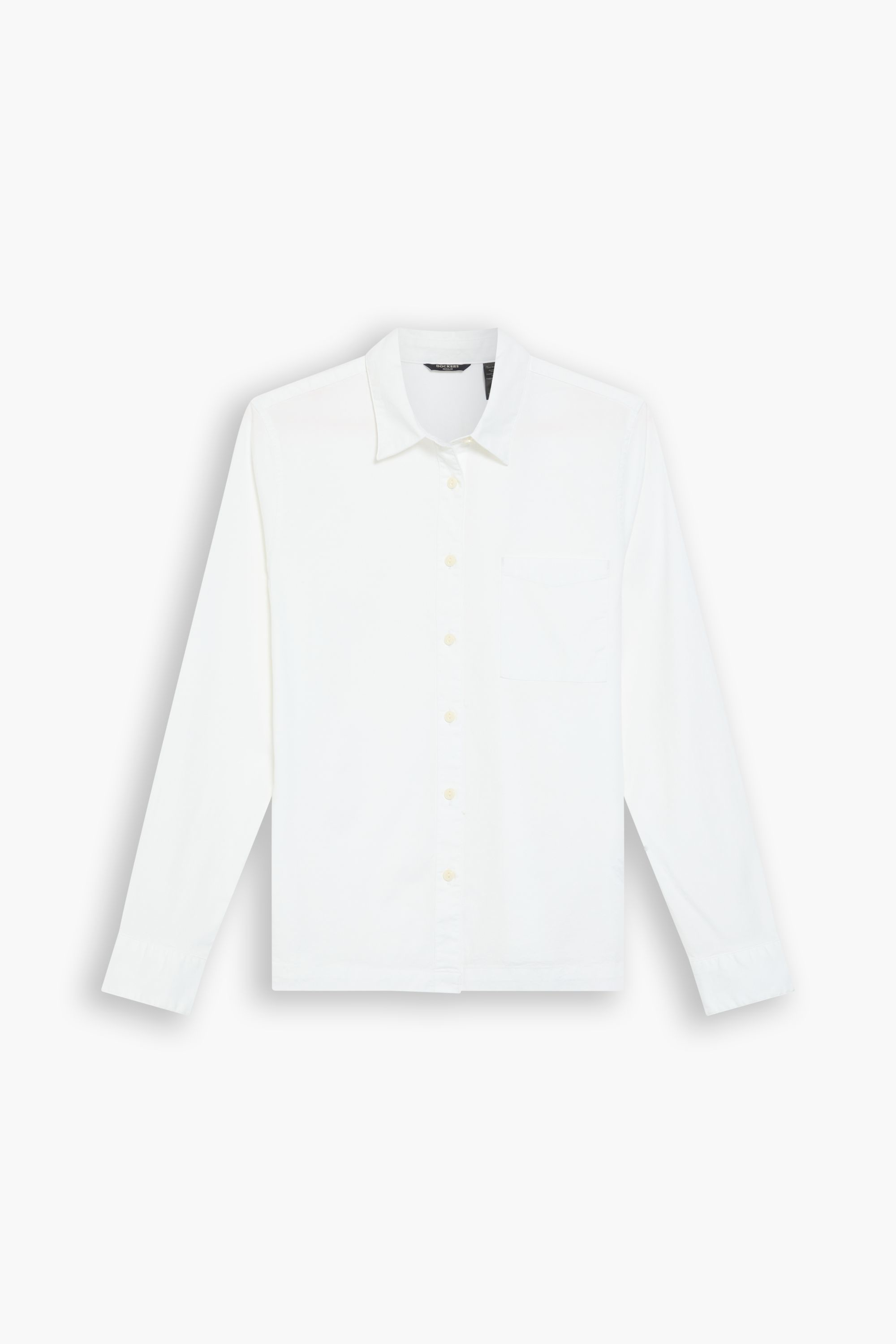 Dockers chemise femme 1 poche regular blanc coton