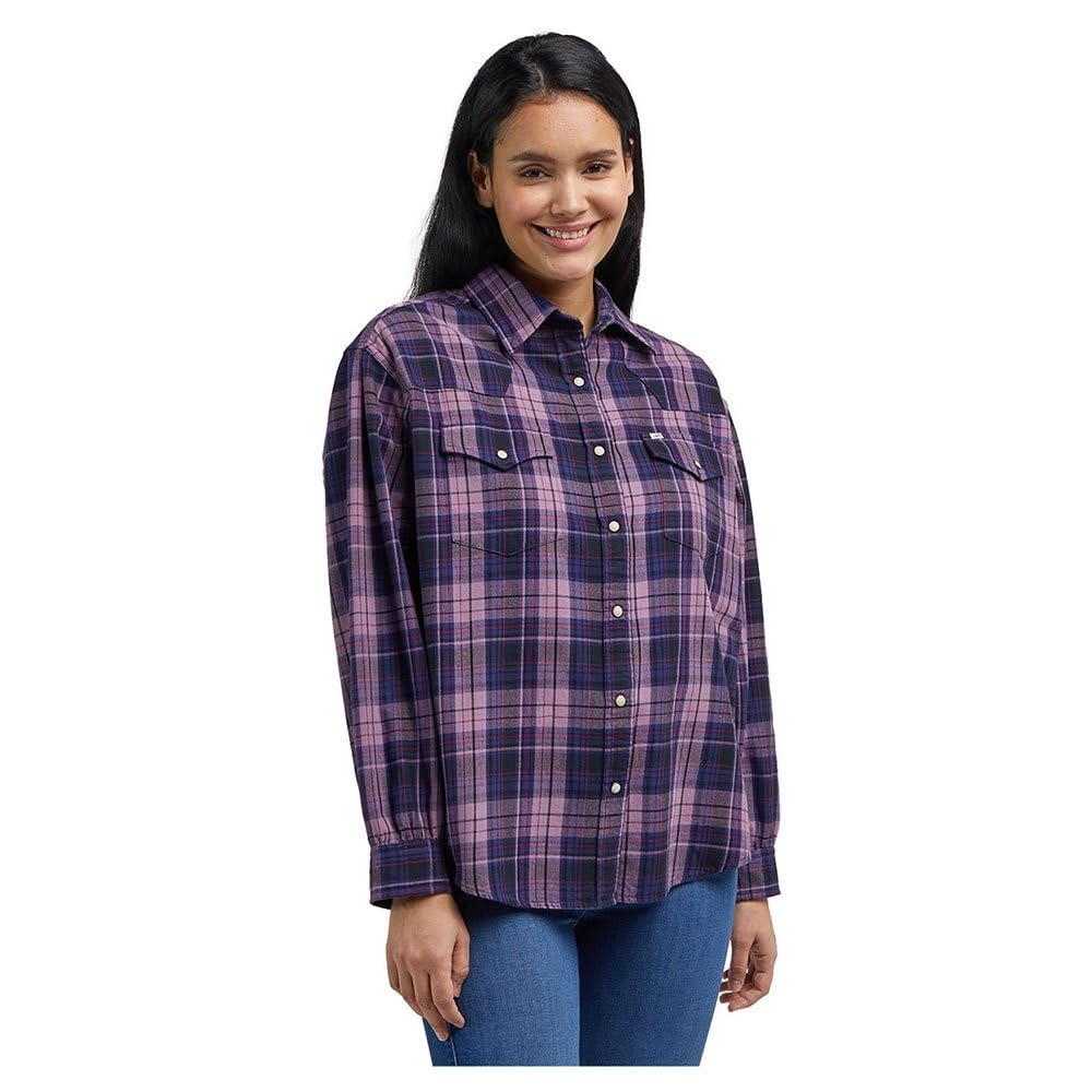 Lee Seasonal Western t-shirt femme bleu XS coton