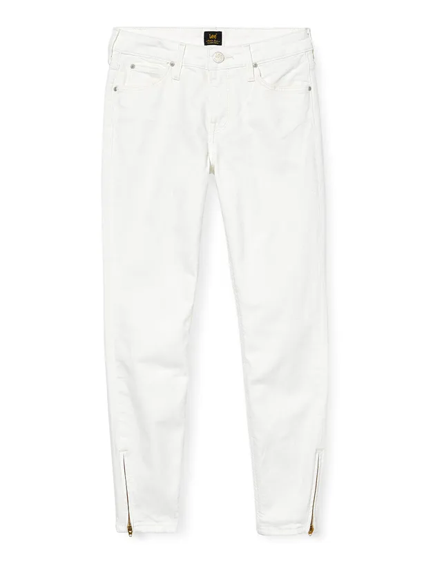 Lee Scarlett Cropped jean femme blanc Rinse 27W/35L