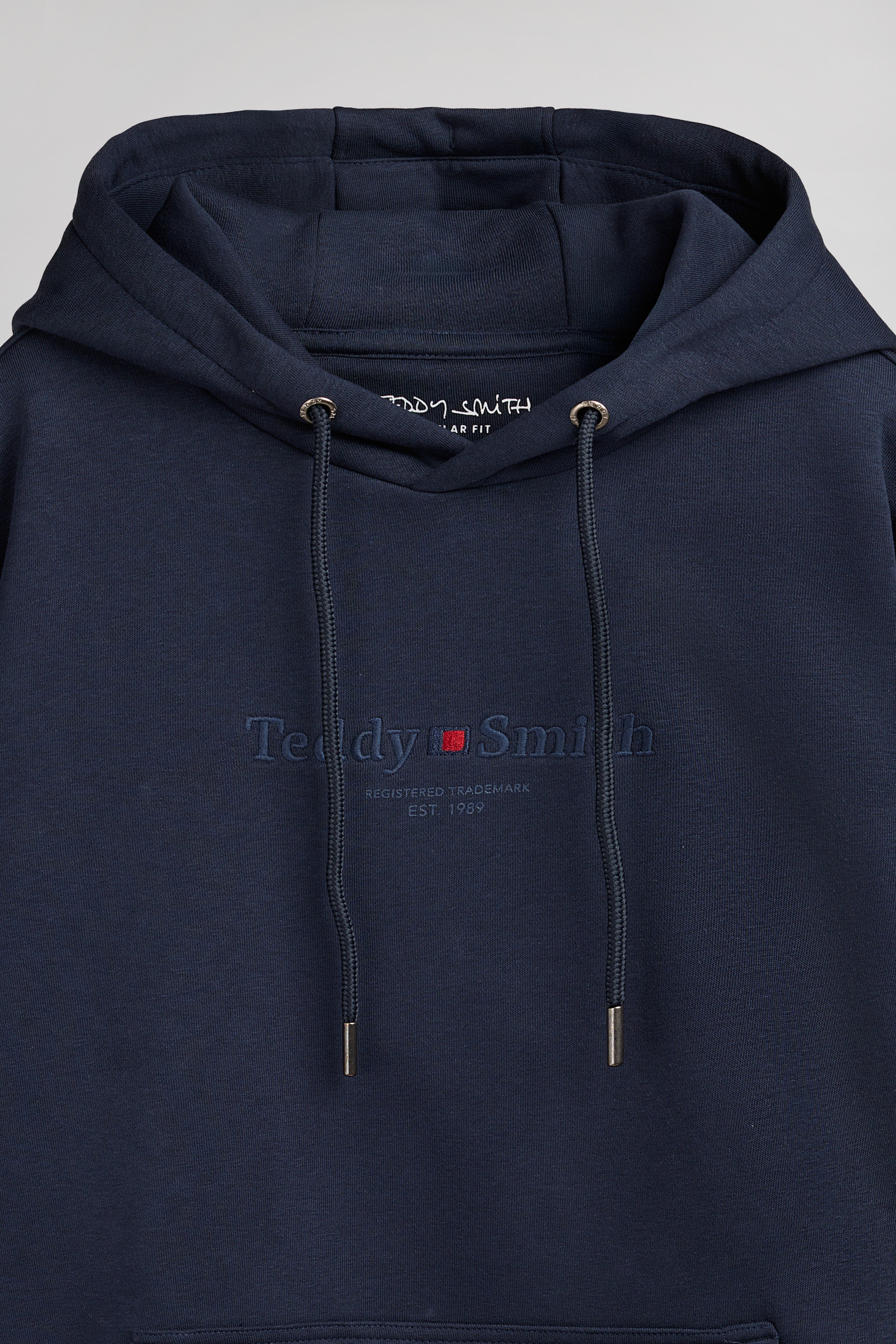 Teddy Smith S-Jim Hoody sweat capuche bleu marine