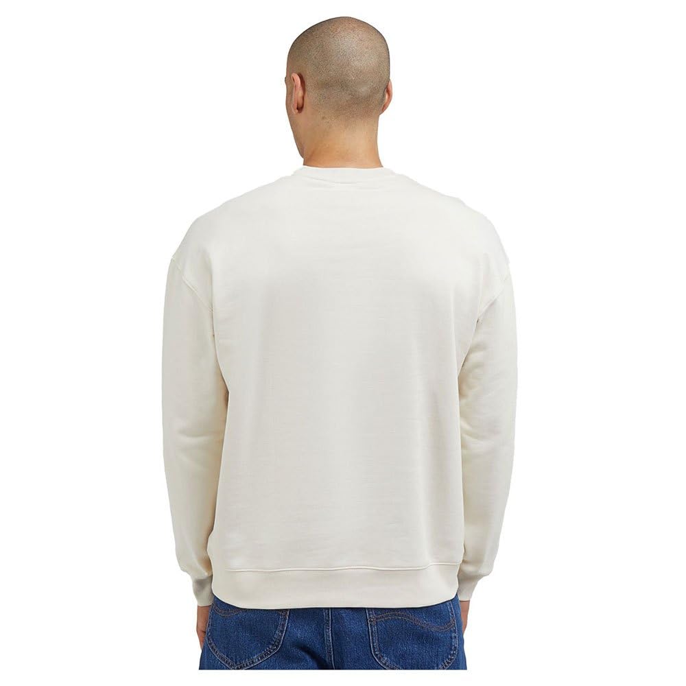 Lee Loose Crew SWS sweat homme S col rond molleton