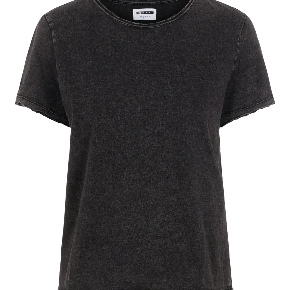 Noisy May Kort t-shirt coton col rond manches courtes