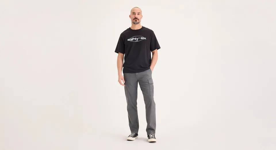 Dockers Utility Cargo Pant cargo gris coupe droite