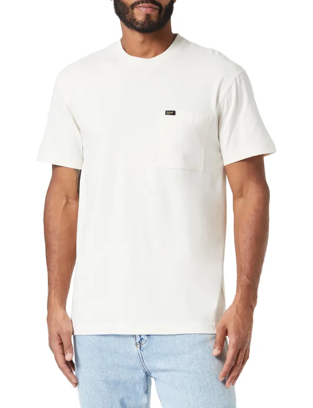 Lee Relaxed Pocket Tee t-shirt homme M écru