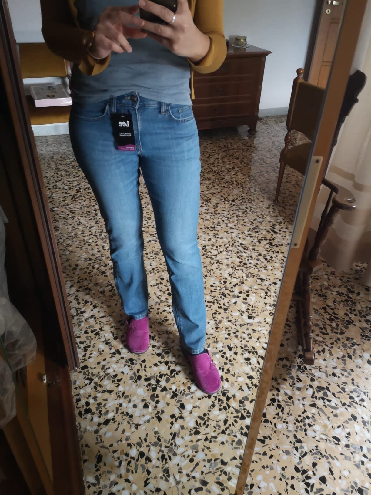 Lee Ulc Straight jean femme stretch coupe droite