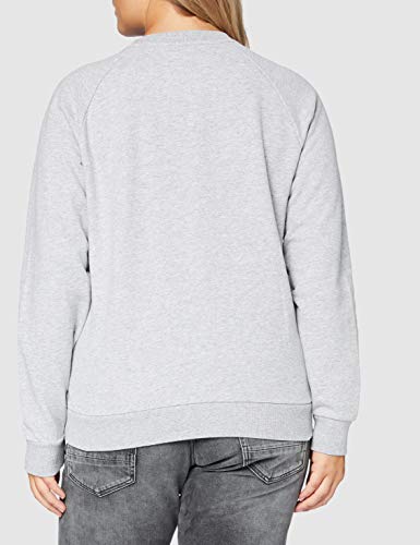 Lee Graphic Crew SWS Sweat femme gris chiné coton