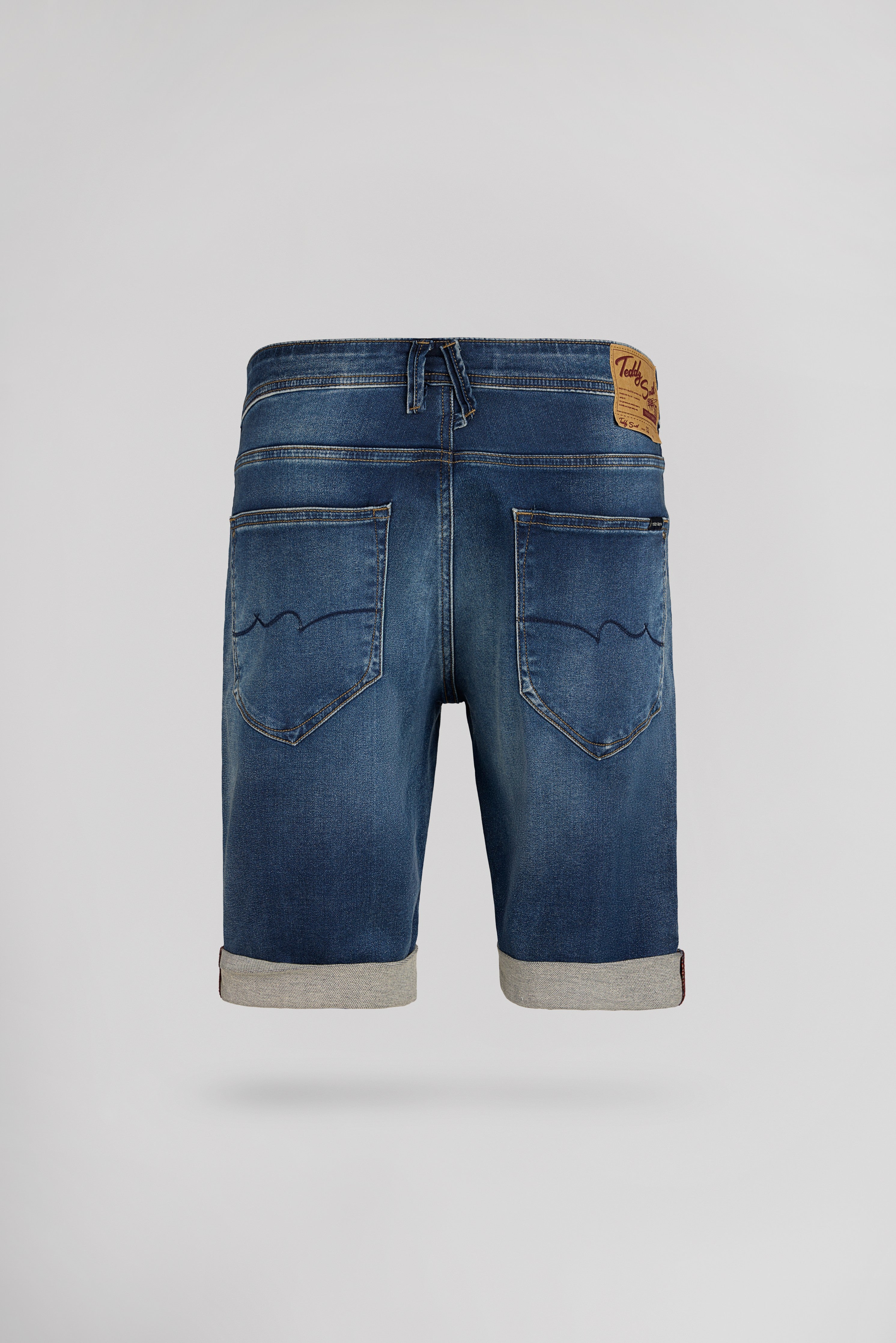 Teddy Smith Scotty 3 Reg bermuda dye denim