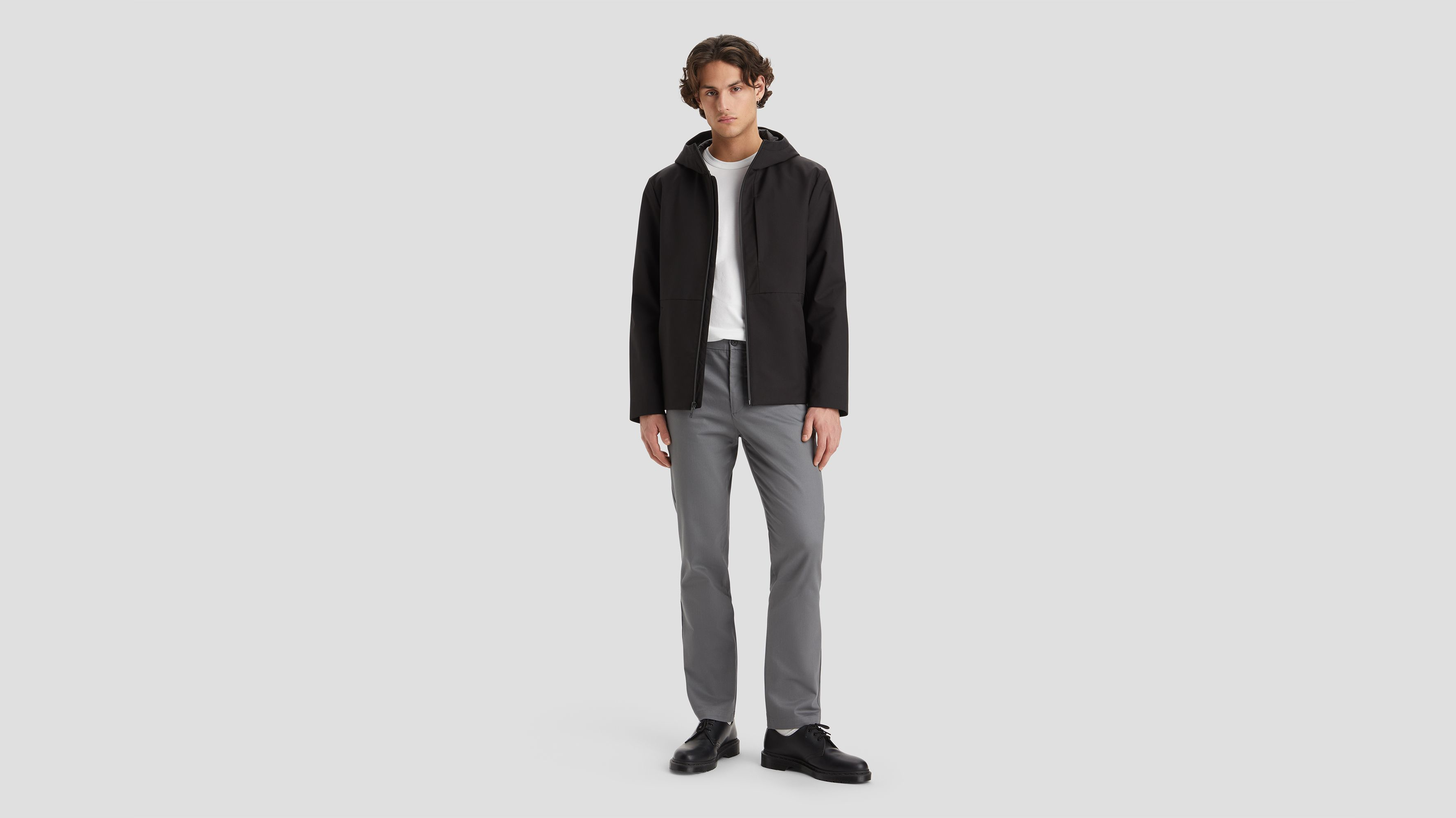 Dockers Softshell Modern veste noire à capuche