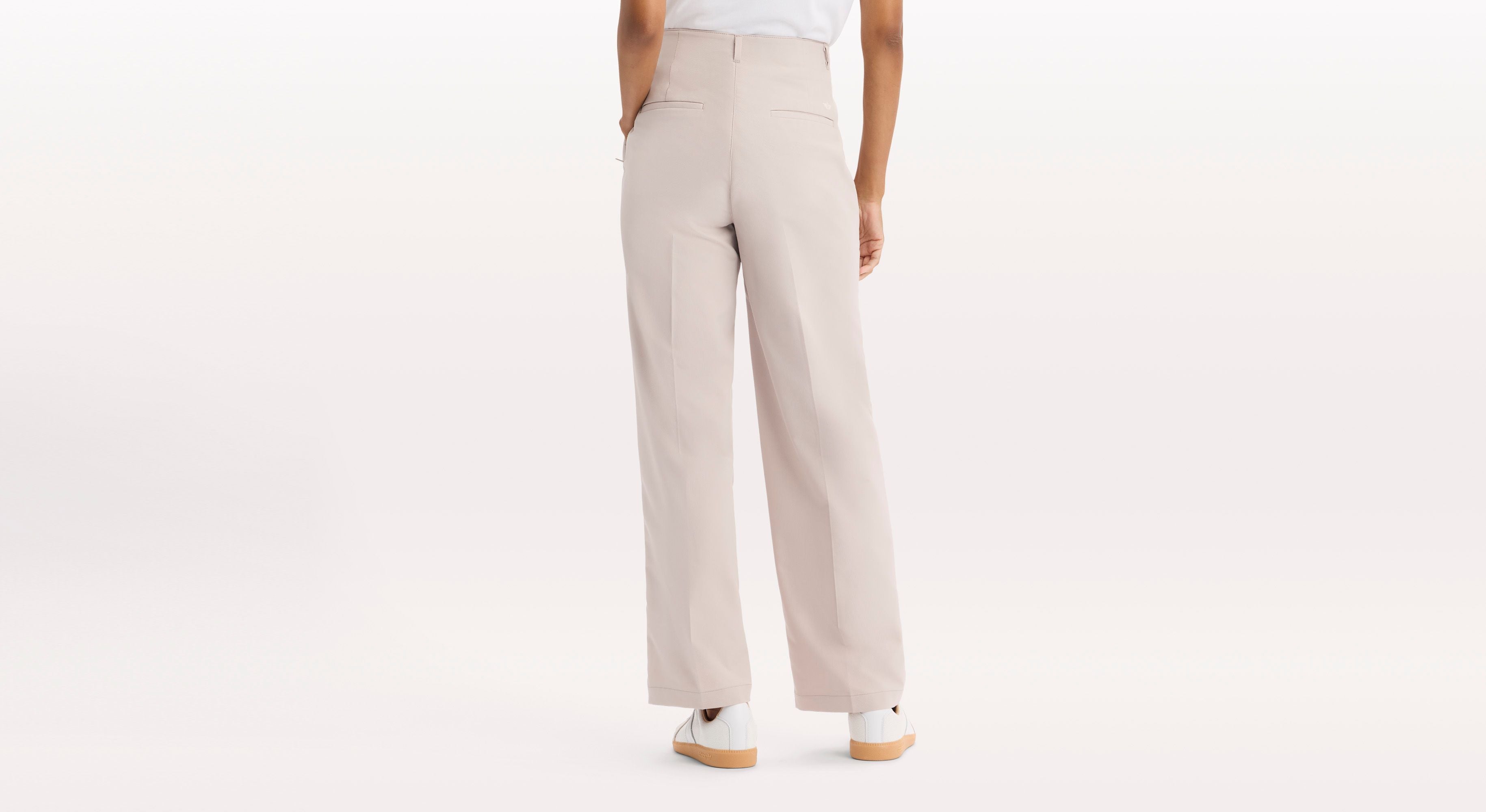 Dockers Go AceFlex pantalon femme rose taille haute