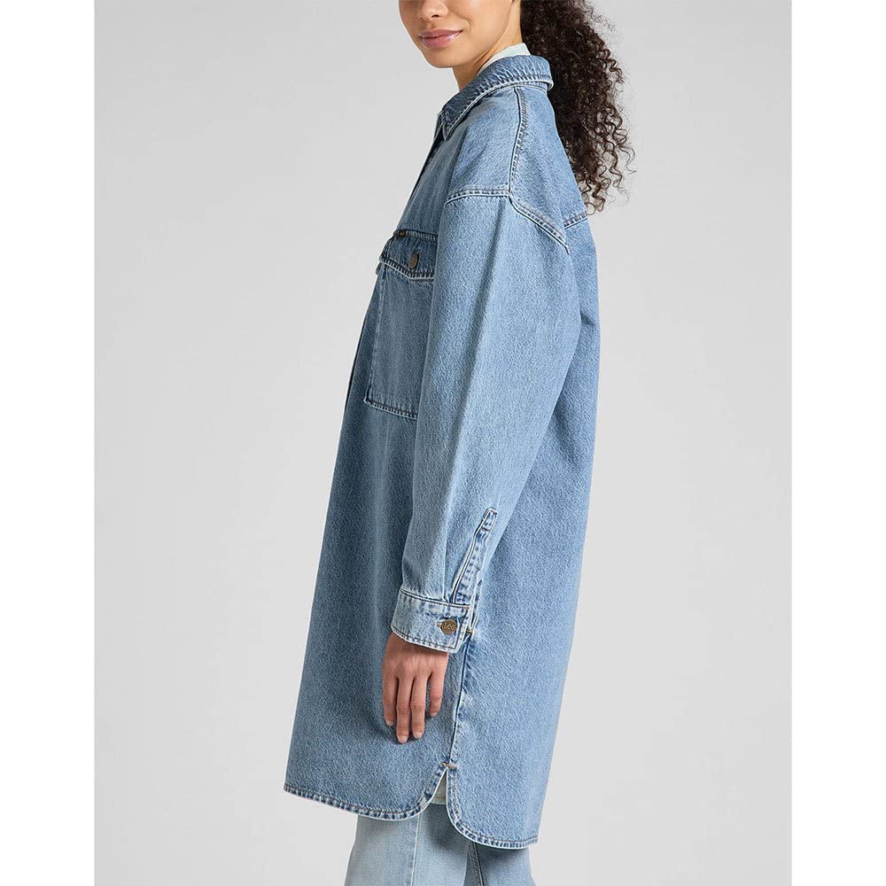 Lee Elongated Overshirt surchemise femme coupe longue