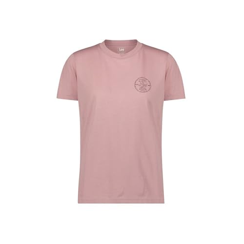 Lee Small Logo Tee tee-shirt femme Pretty Plum coupe regular